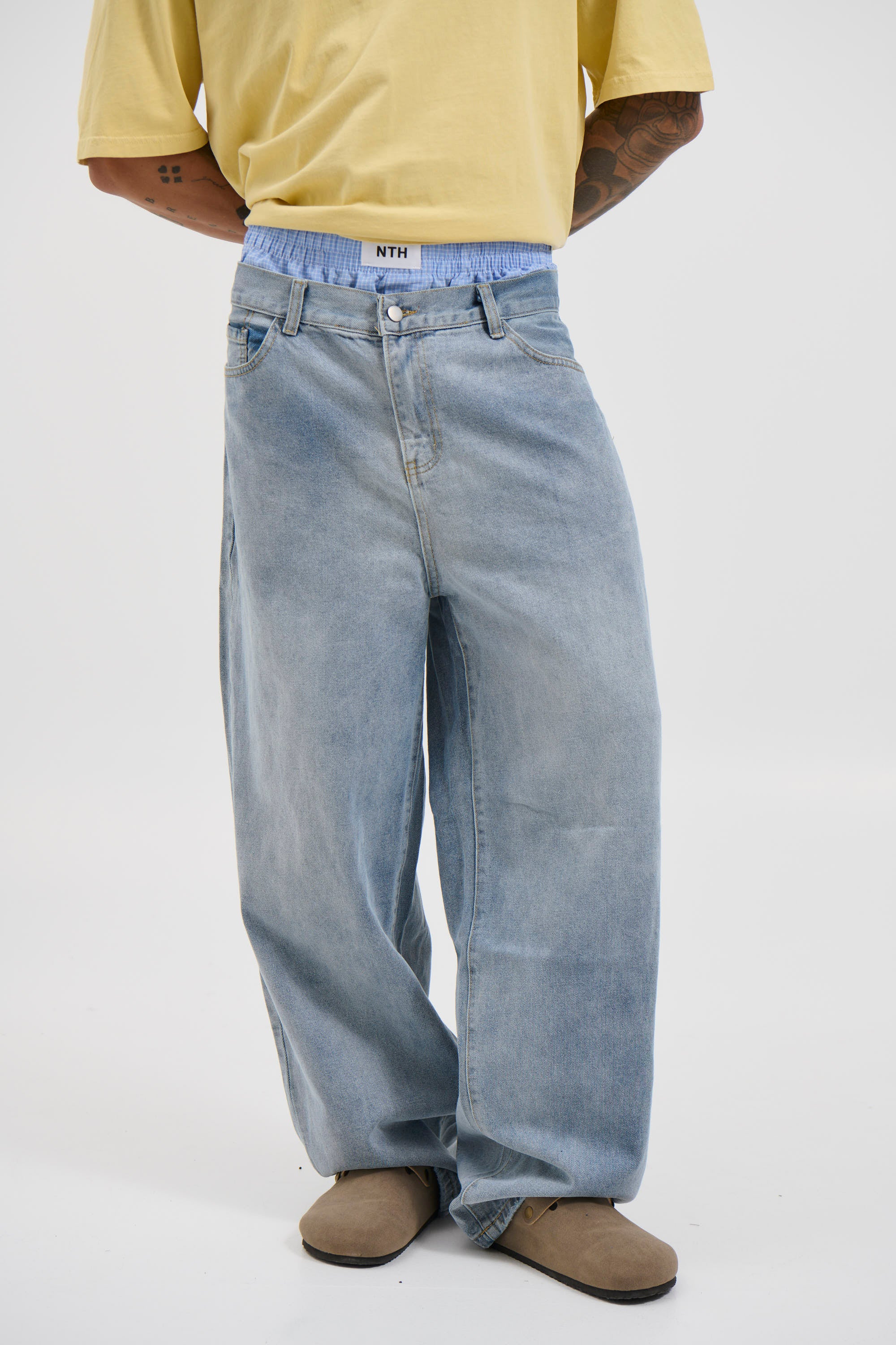 Slouch Denim Light Blue