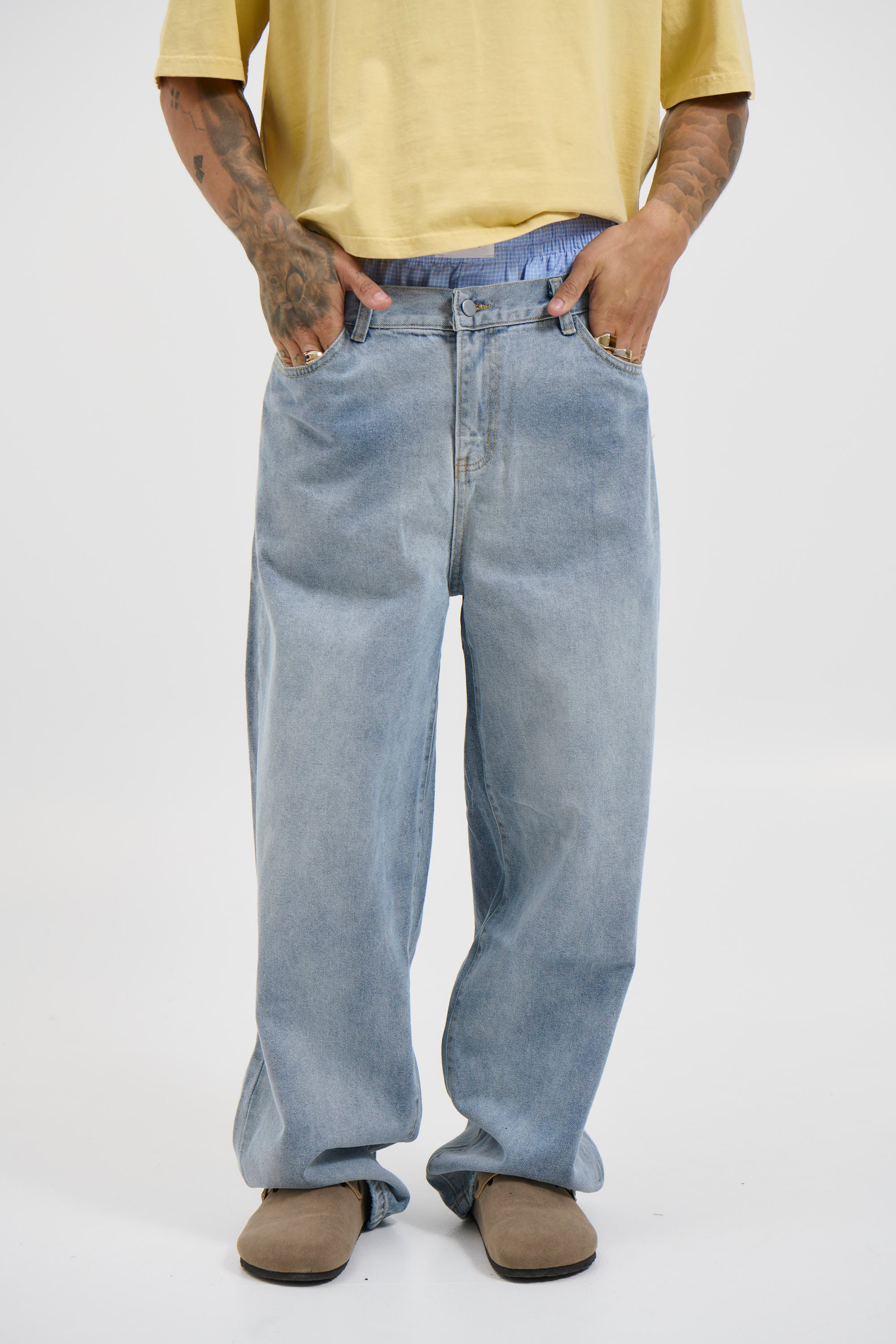Slouch Denim Light Blue