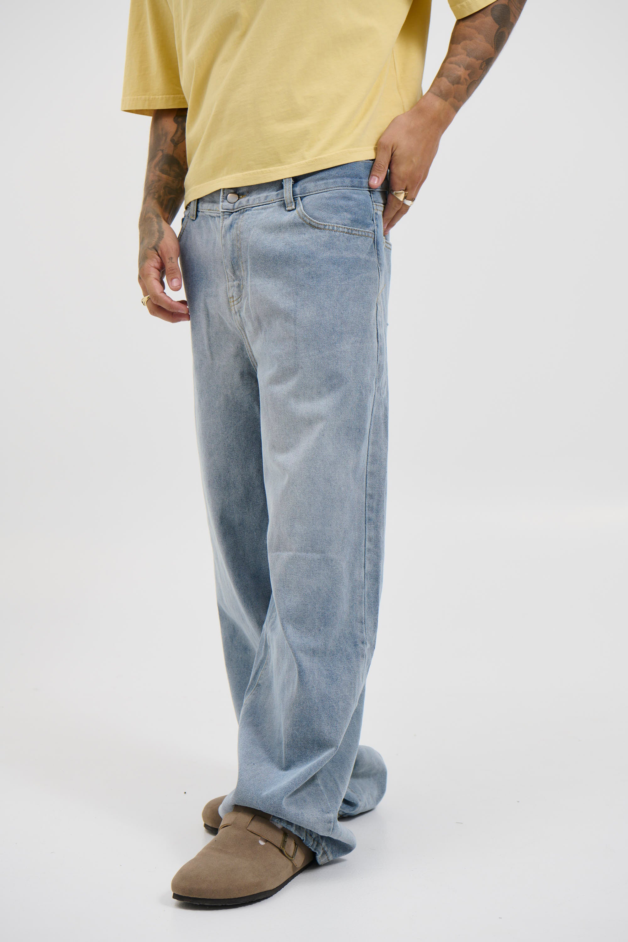 Slouch Denim Light Blue