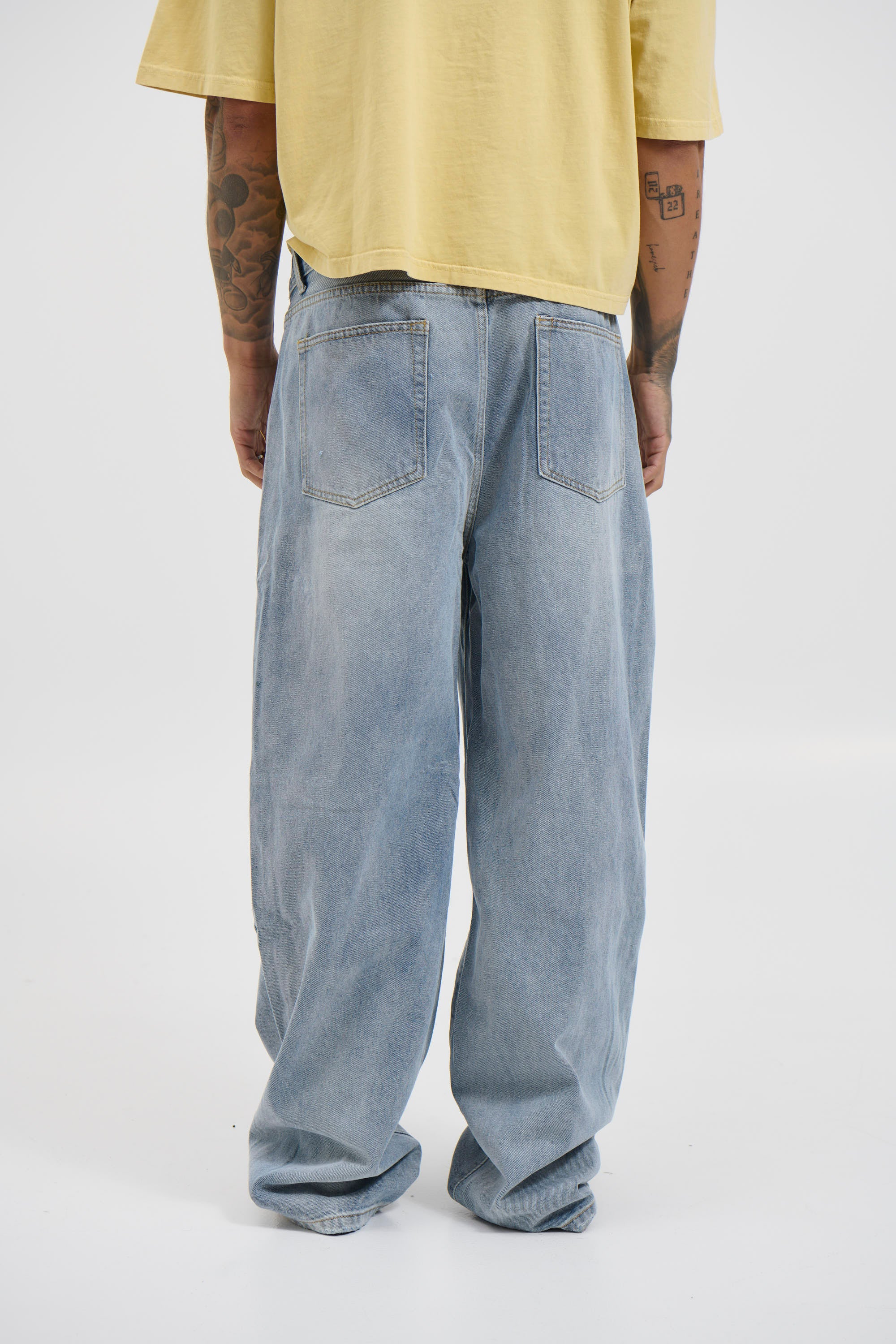 Slouch Denim Light Blue