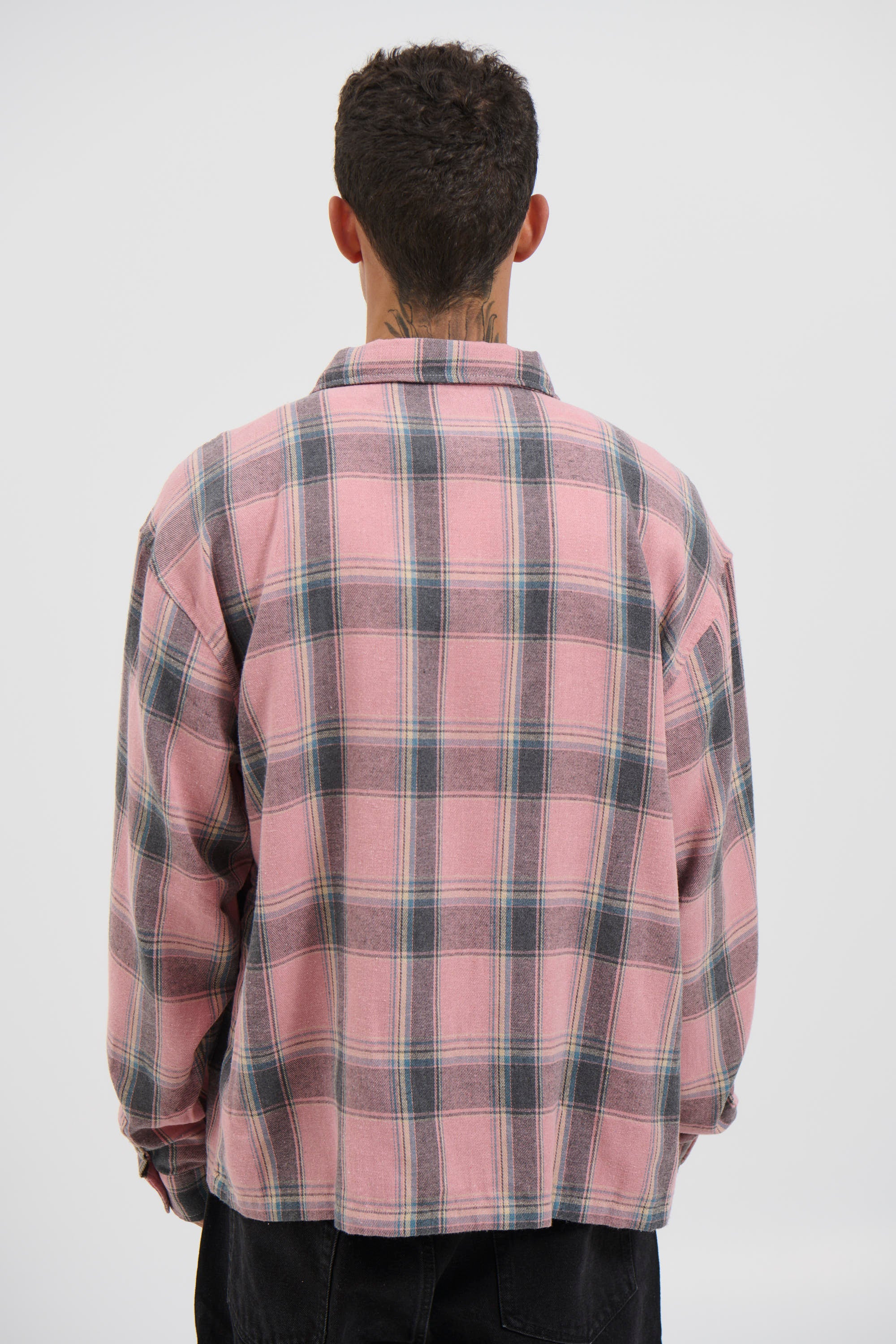 Brooklyn Check Shirt Salmon