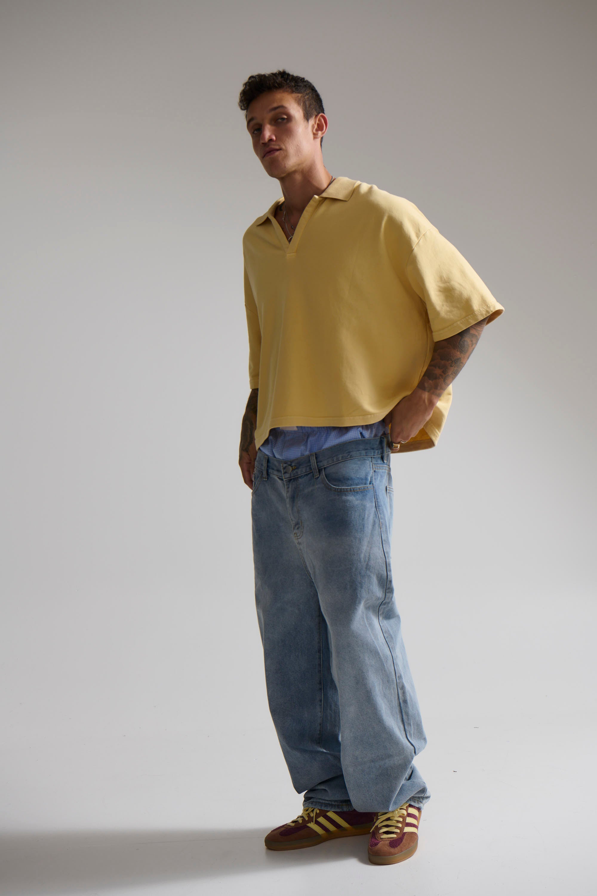 Slouch Denim Light Blue