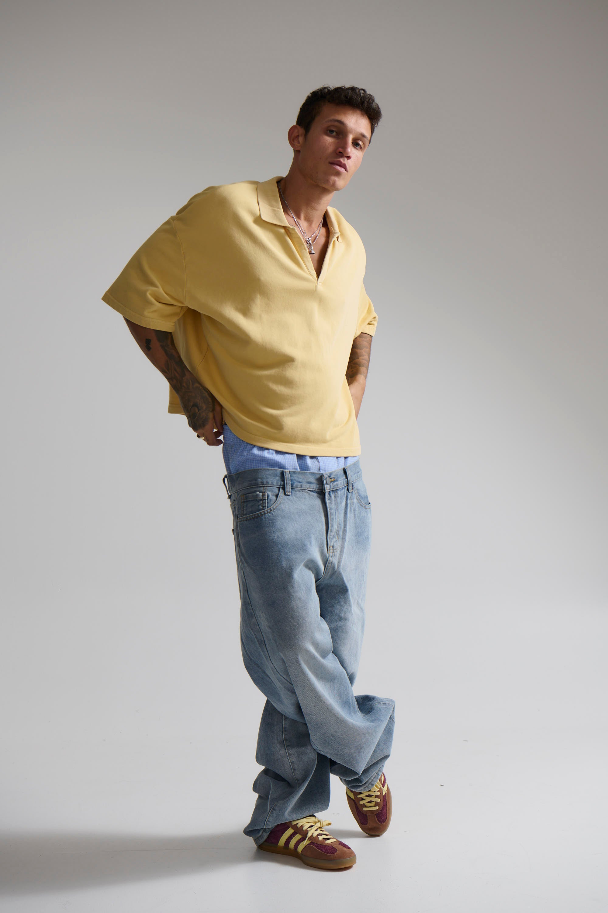 Slouch Denim Light Blue