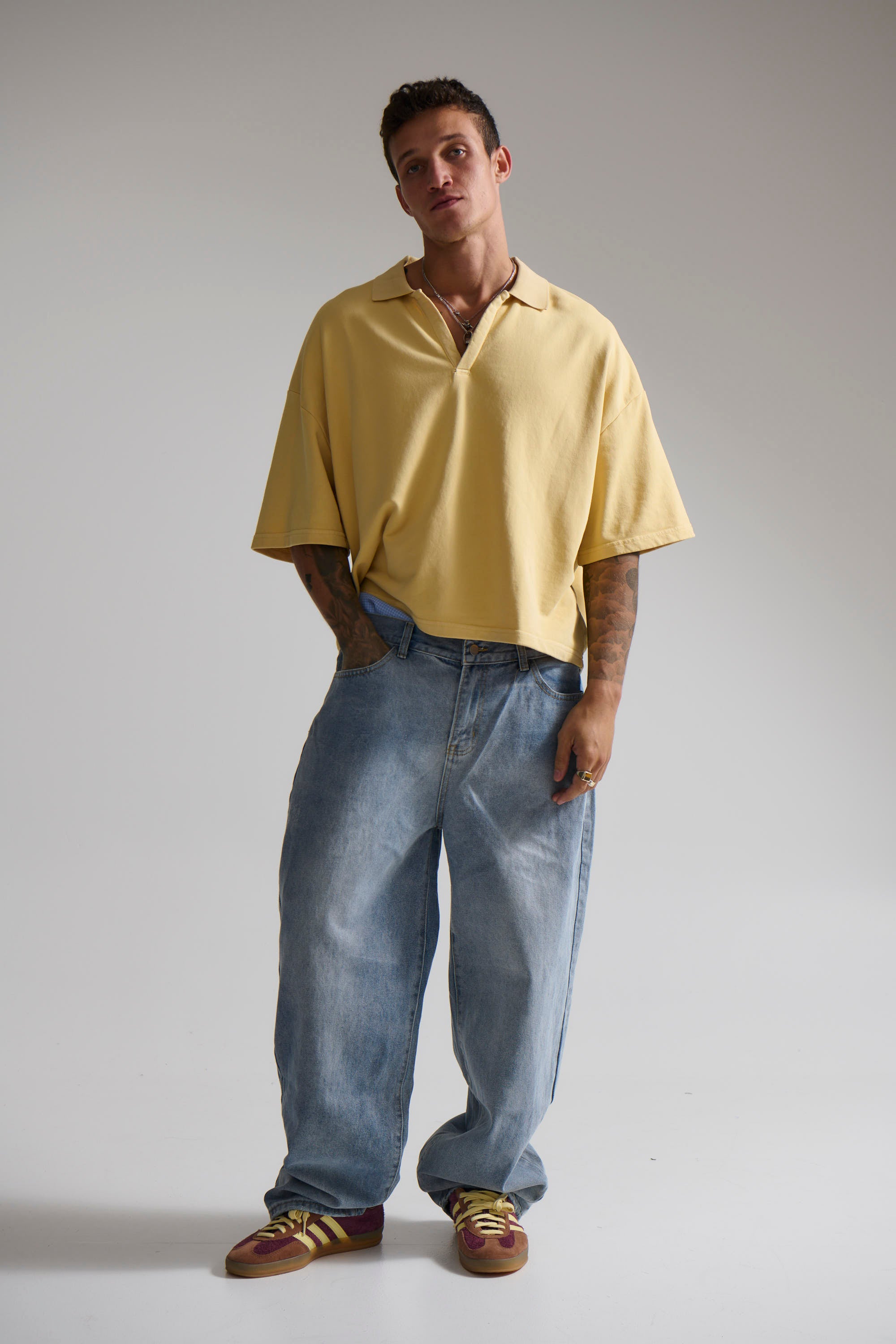 Slouch Denim Light Blue