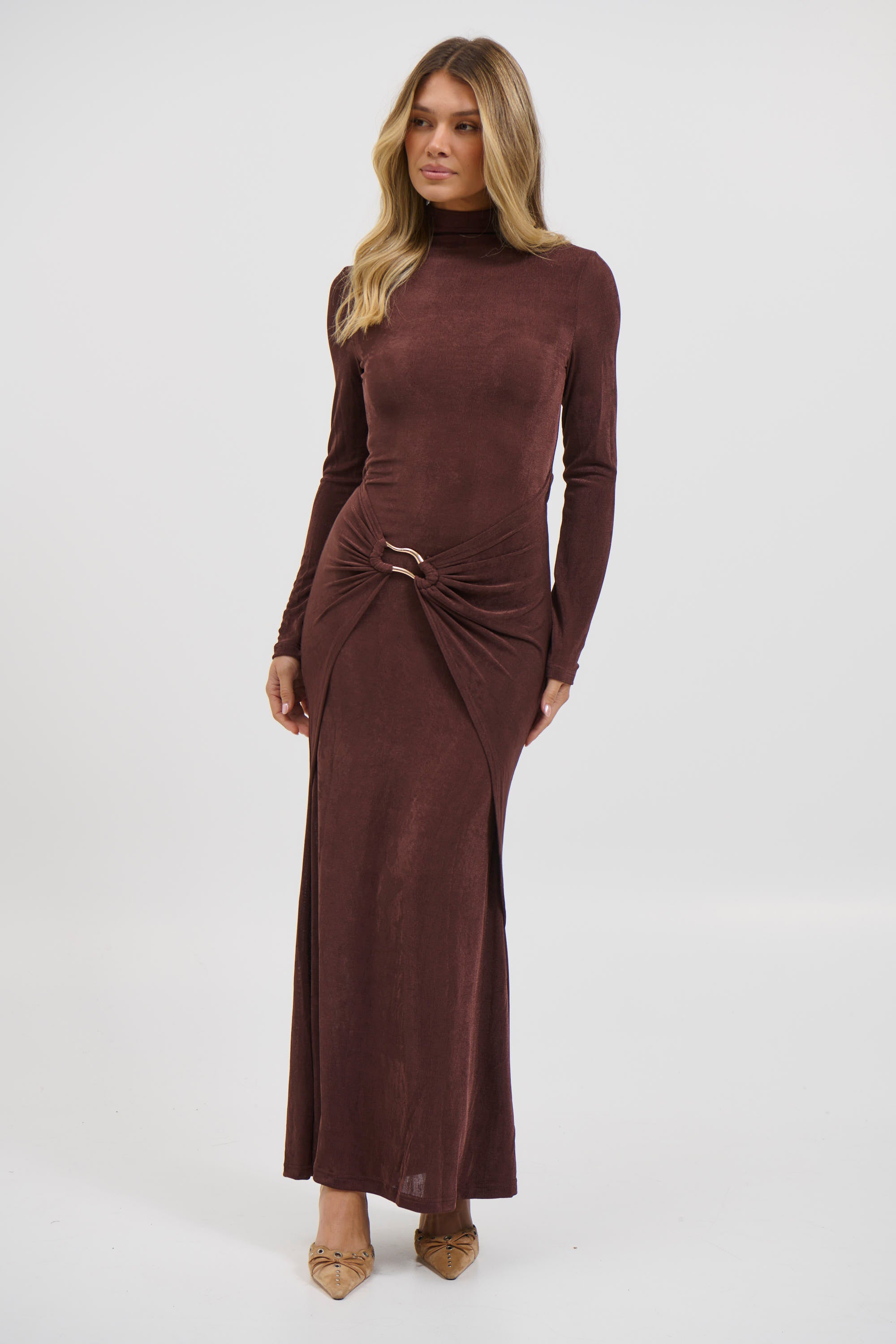 Muse Maxi Dress Chocolate