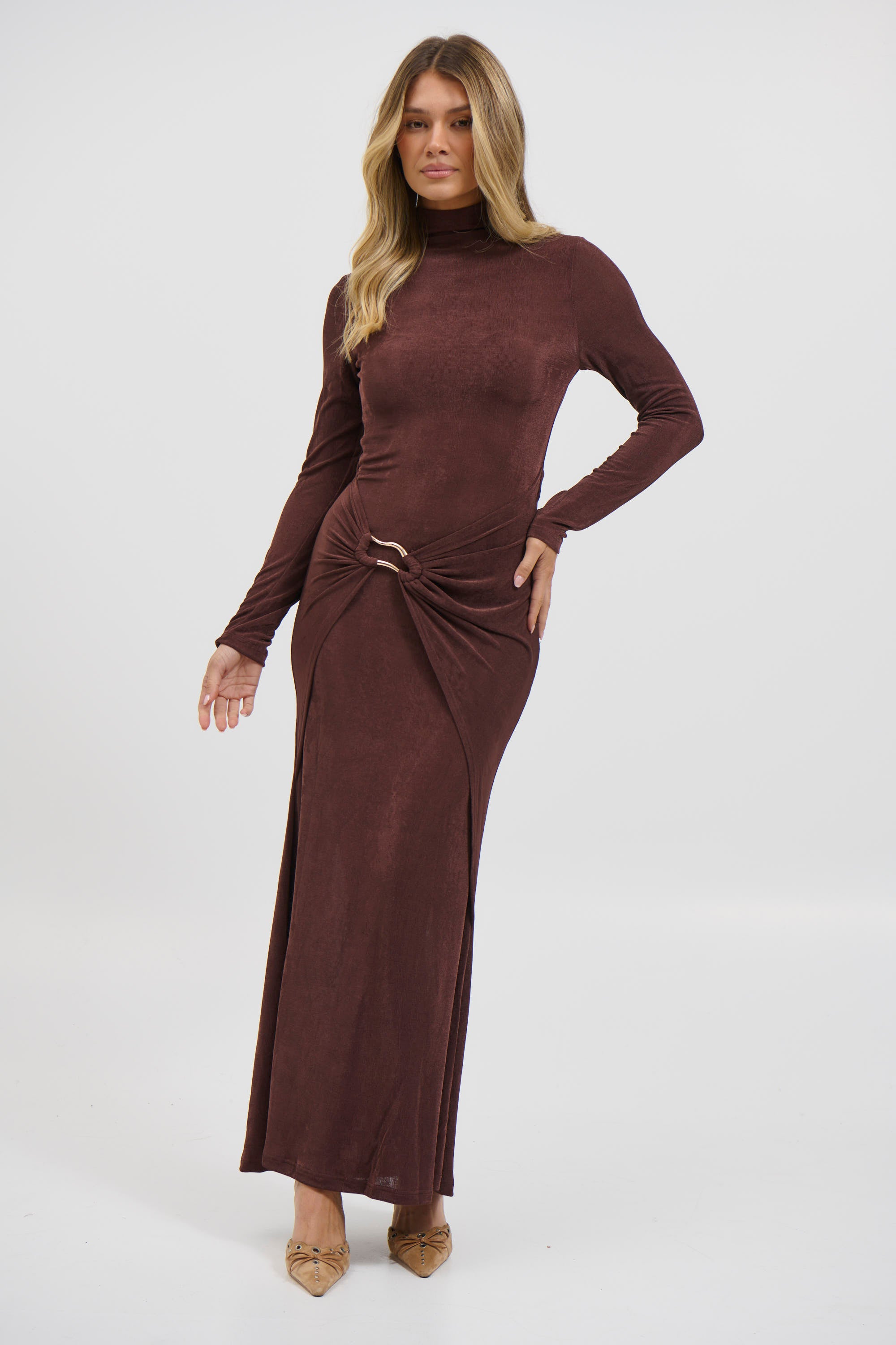 Muse Maxi Dress Chocolate