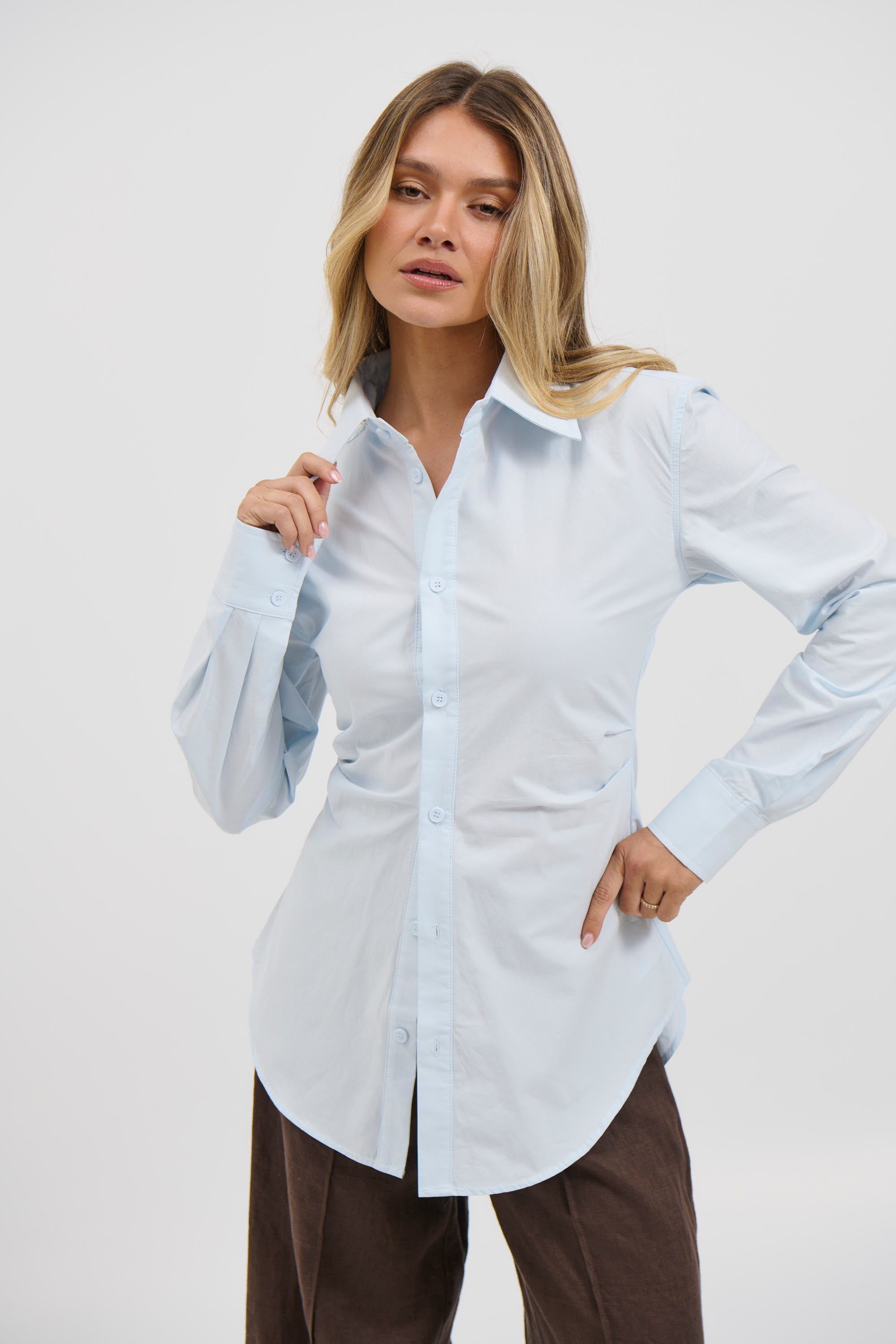 Naomi Shirt Soft Blue