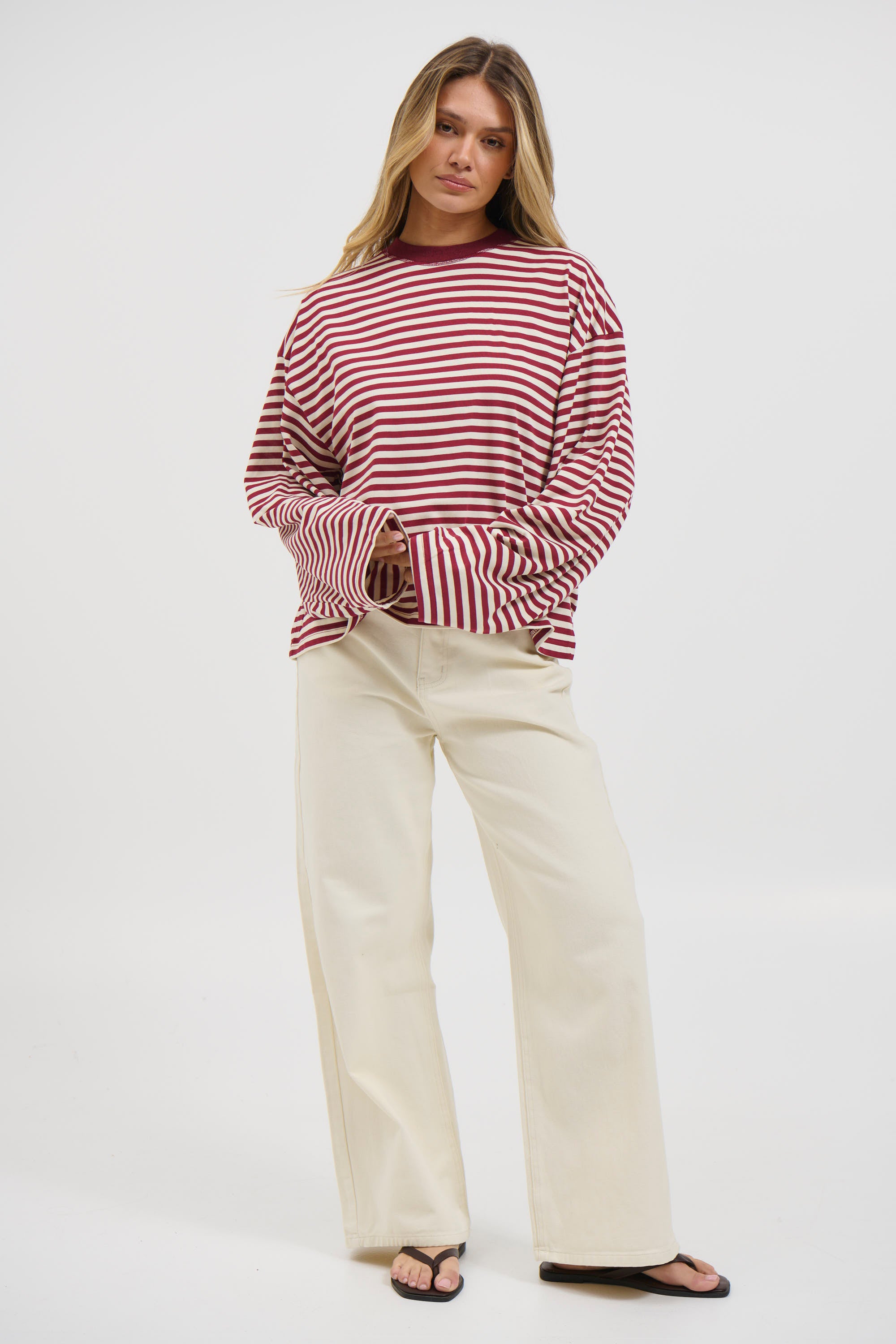 Harper Denim Jean White
