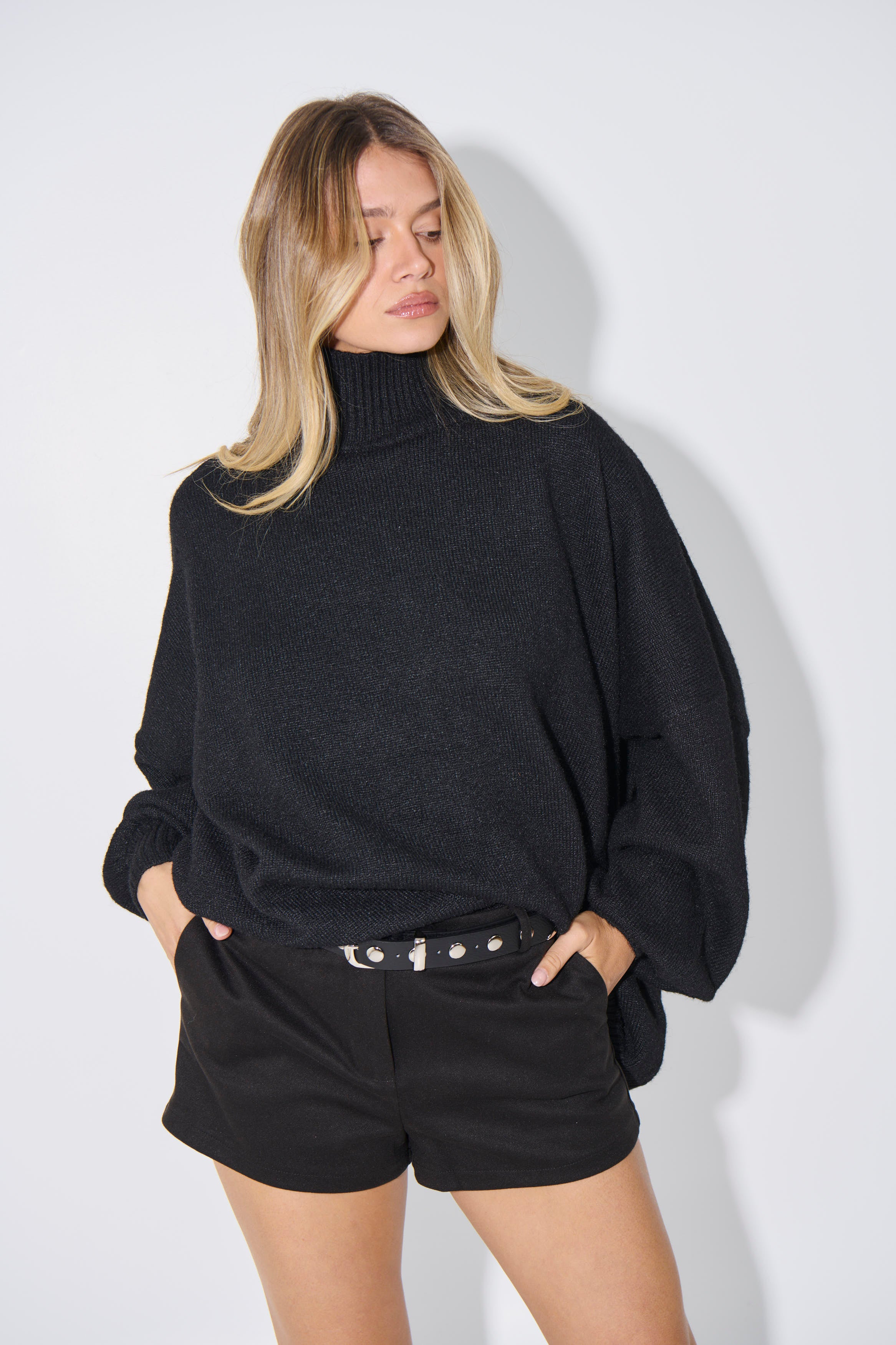 Pamela Knit Black