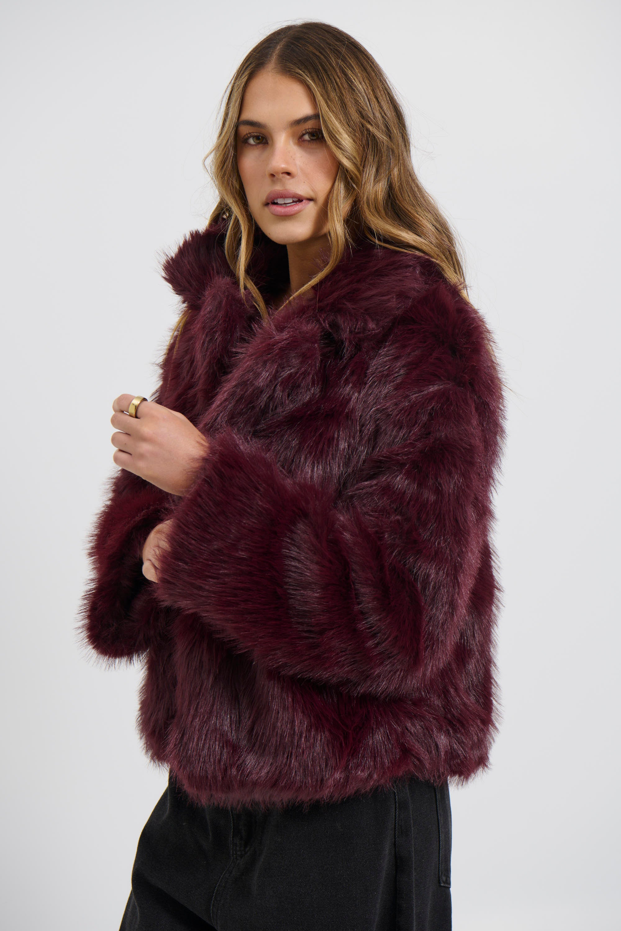 Rania Jacket Wine