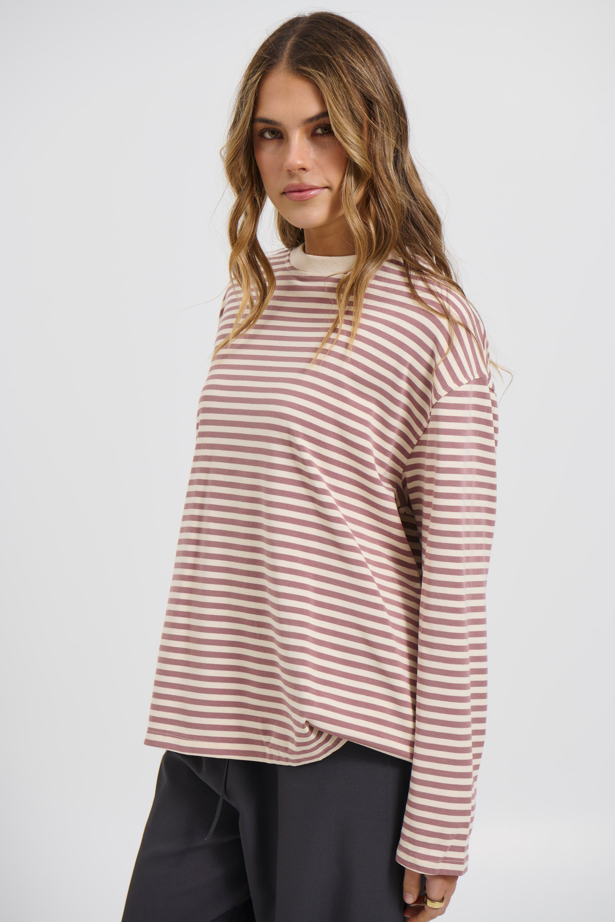 Asher Long Sleeve Dusty Rose