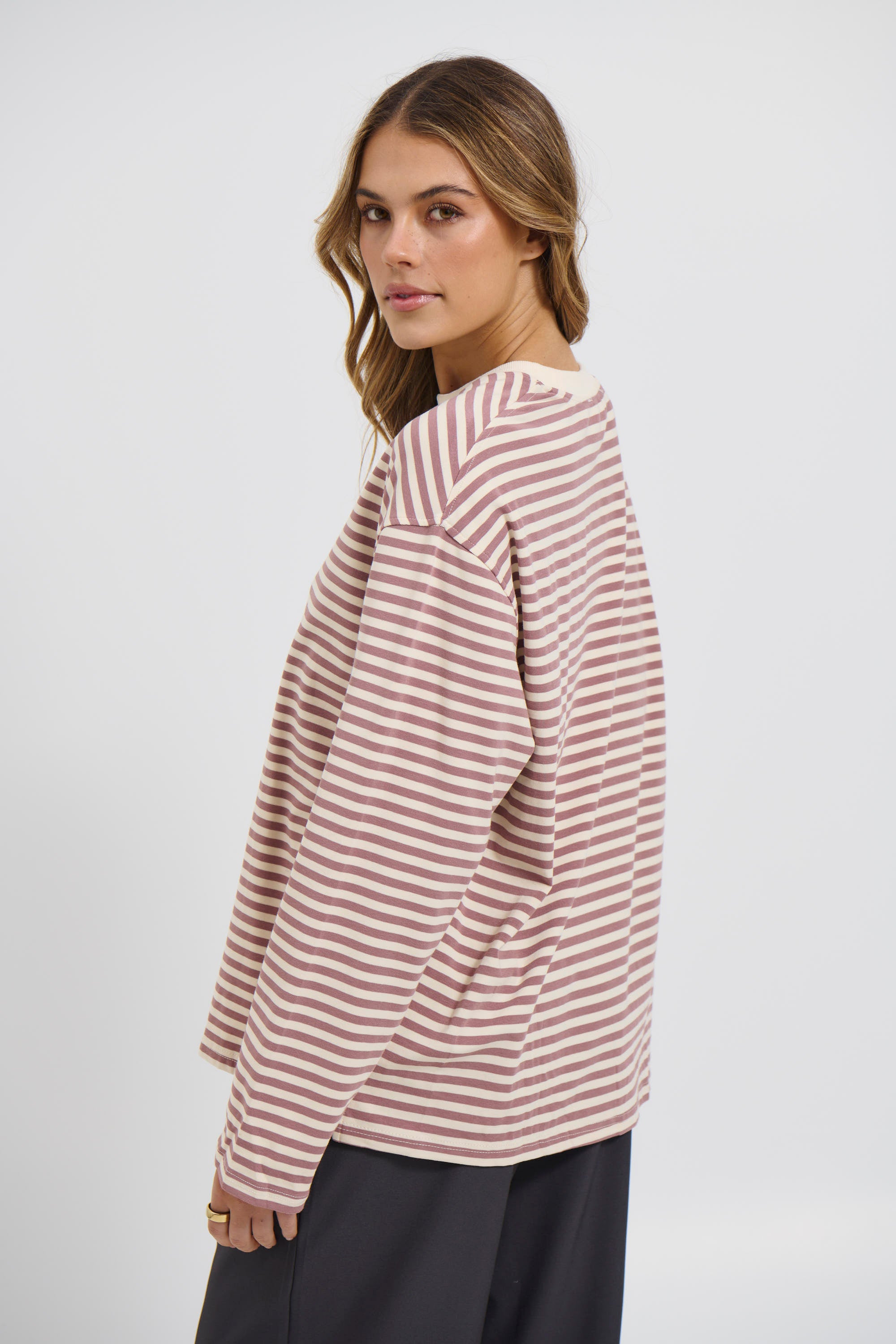 Asher Long Sleeve Dusty Rose