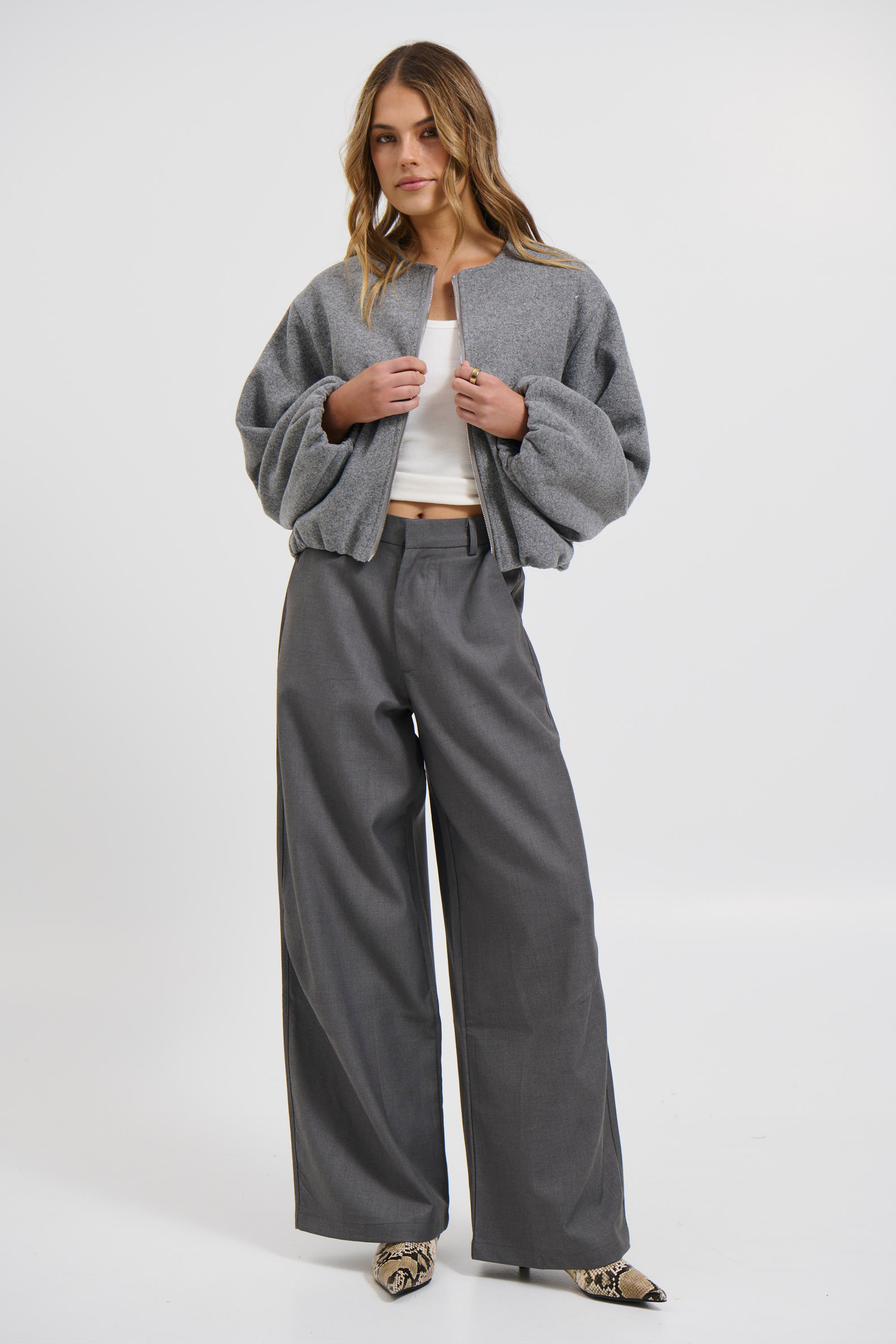 Alexandra Pant Dark Grey