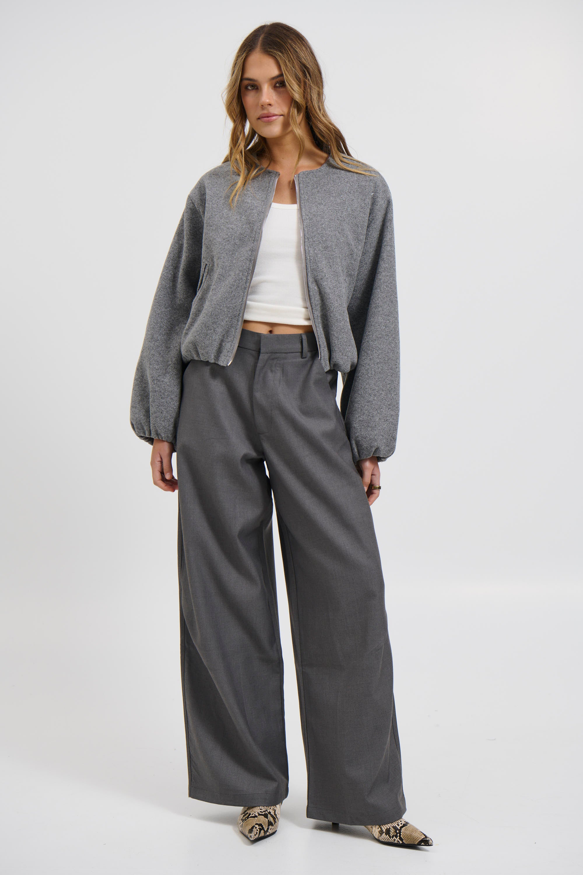 Alexandra Pant Dark Grey
