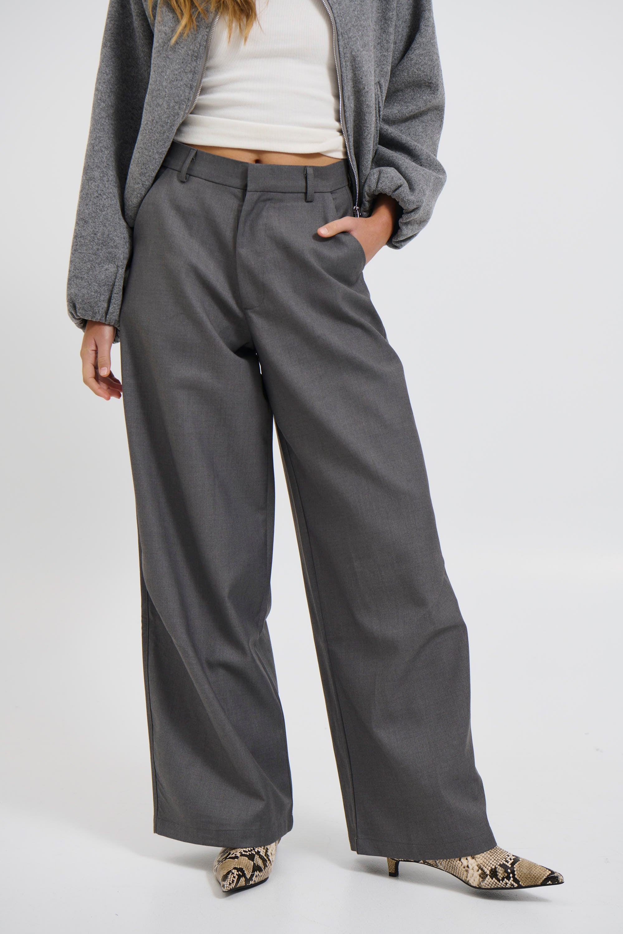 Alexandra Pant Dark Grey