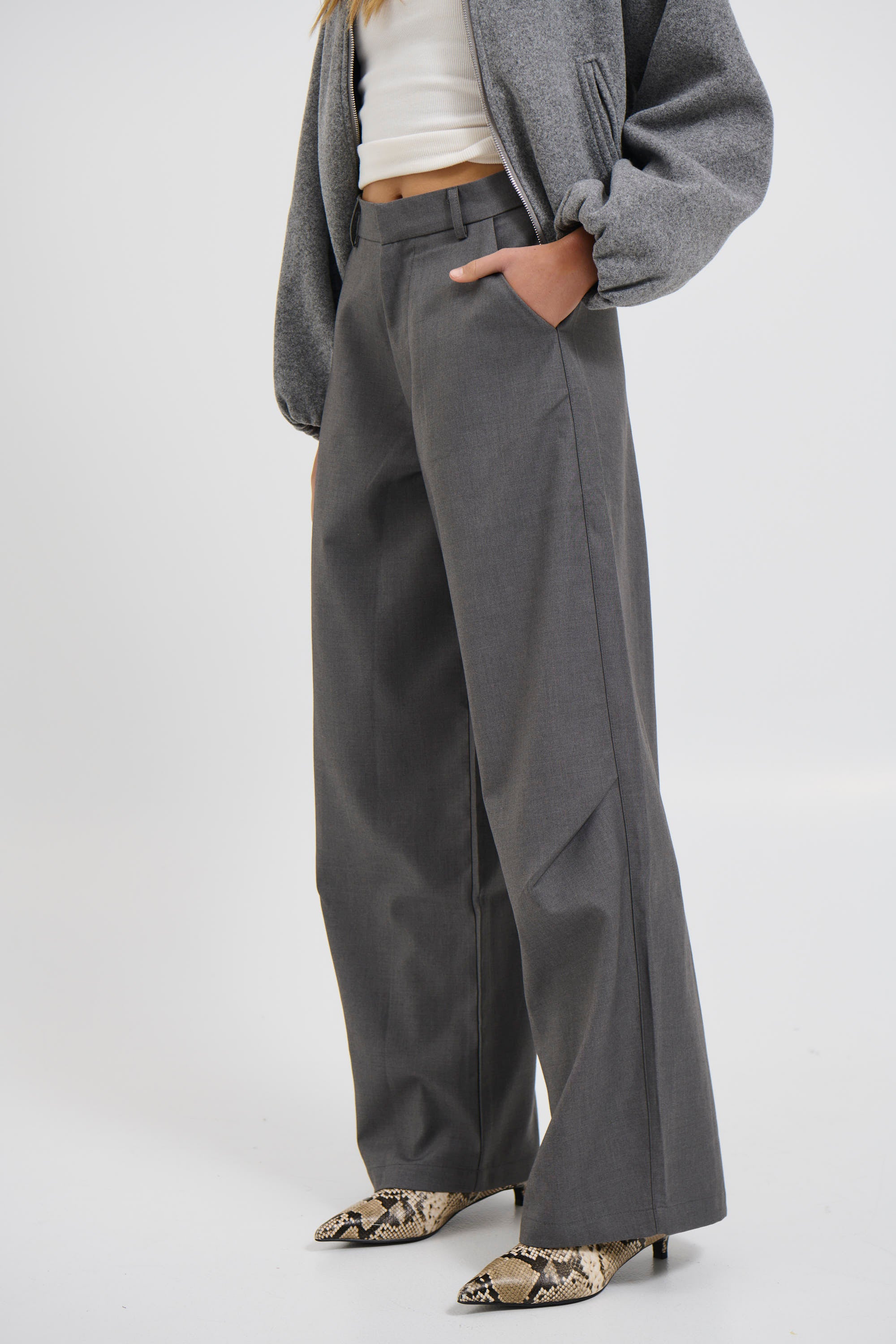 Alexandra Pant Dark Grey