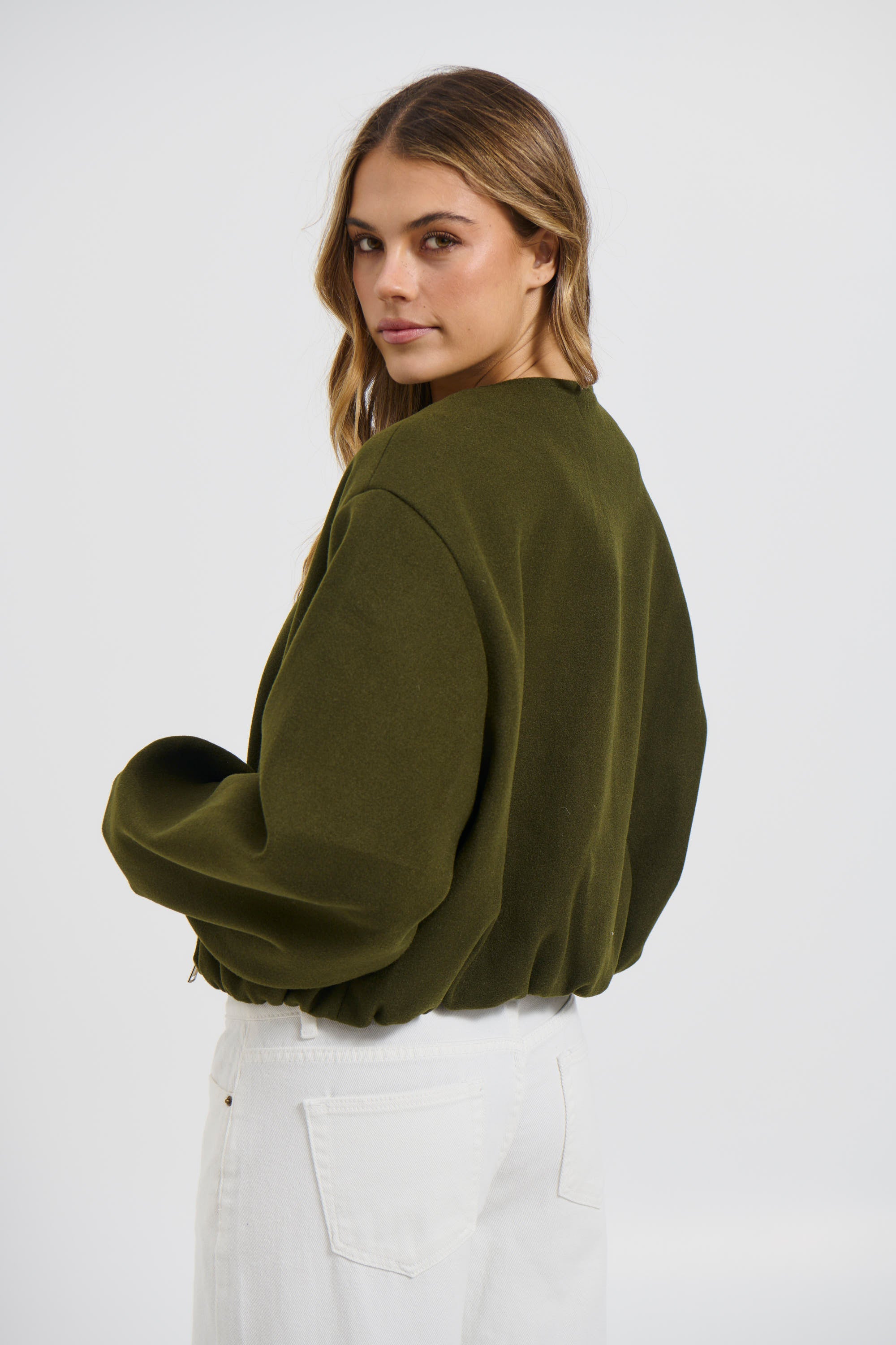 Nella Bomber Jacket Khaki