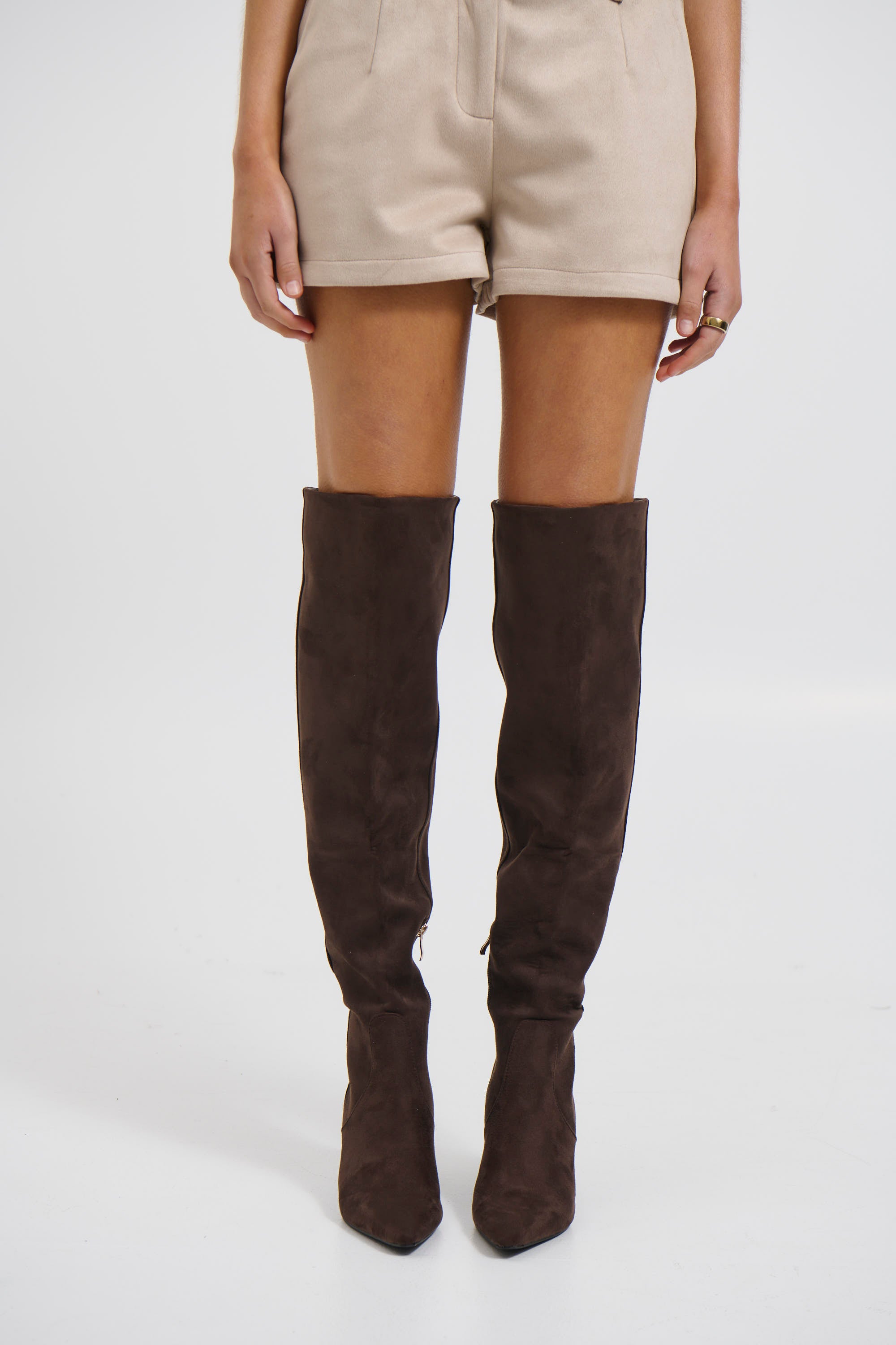 Theia Boot Dark Cacao Suede