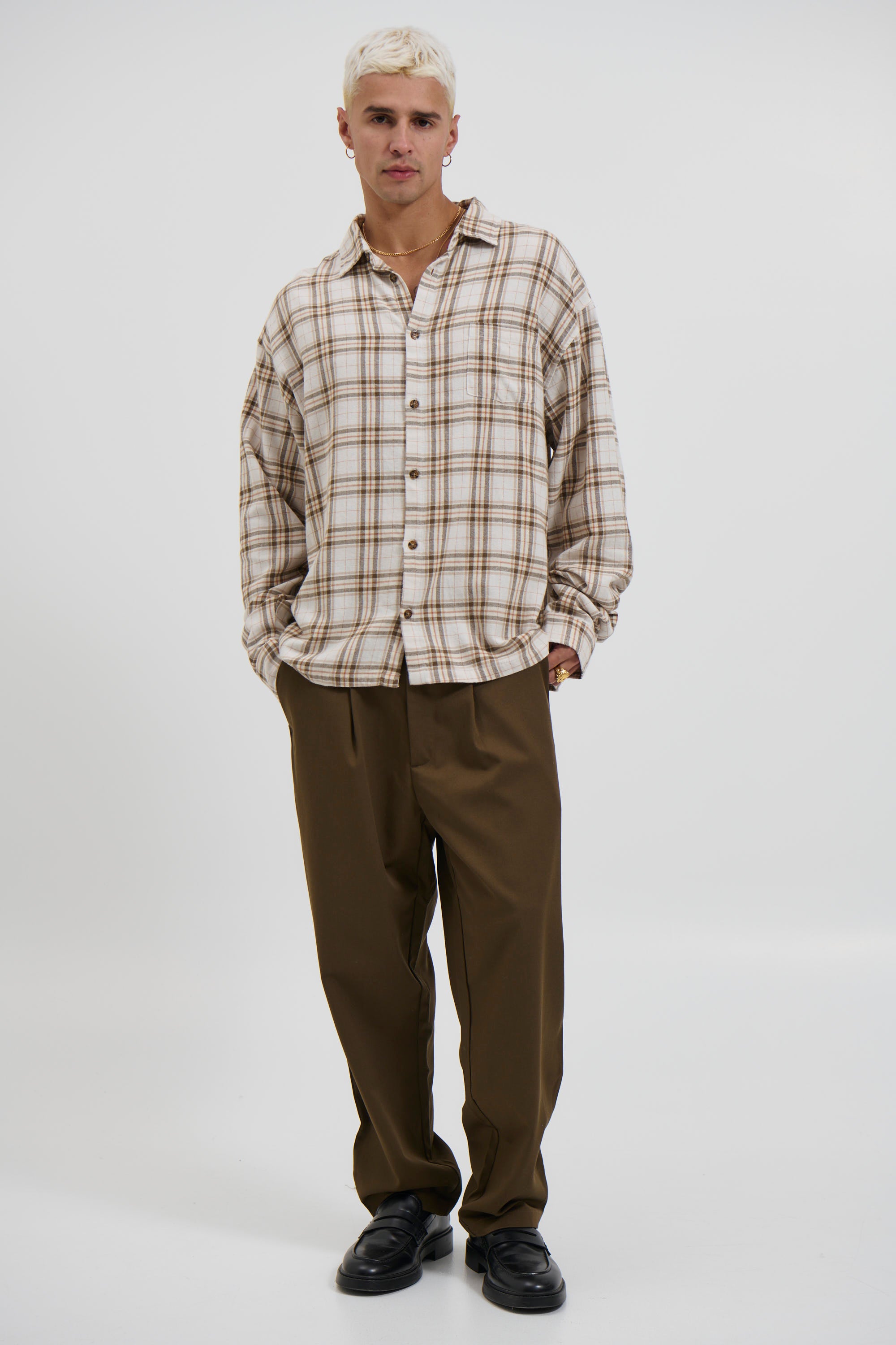 Luke Flow Pant Choc