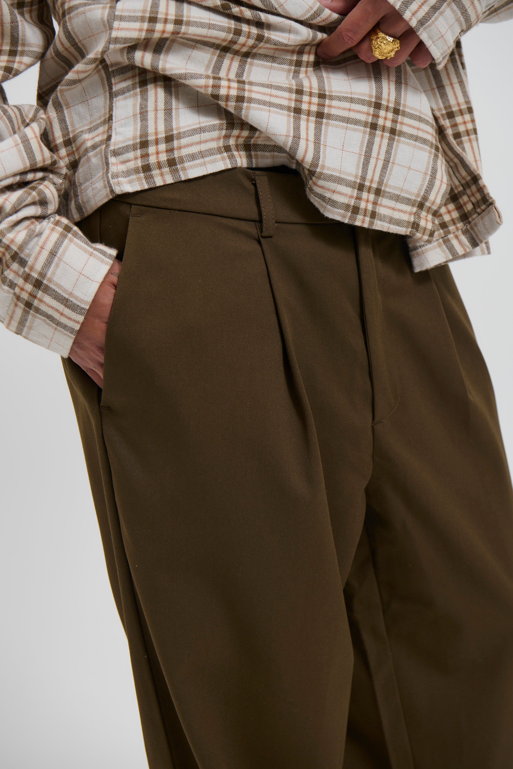 Luke Flow Pant Choc