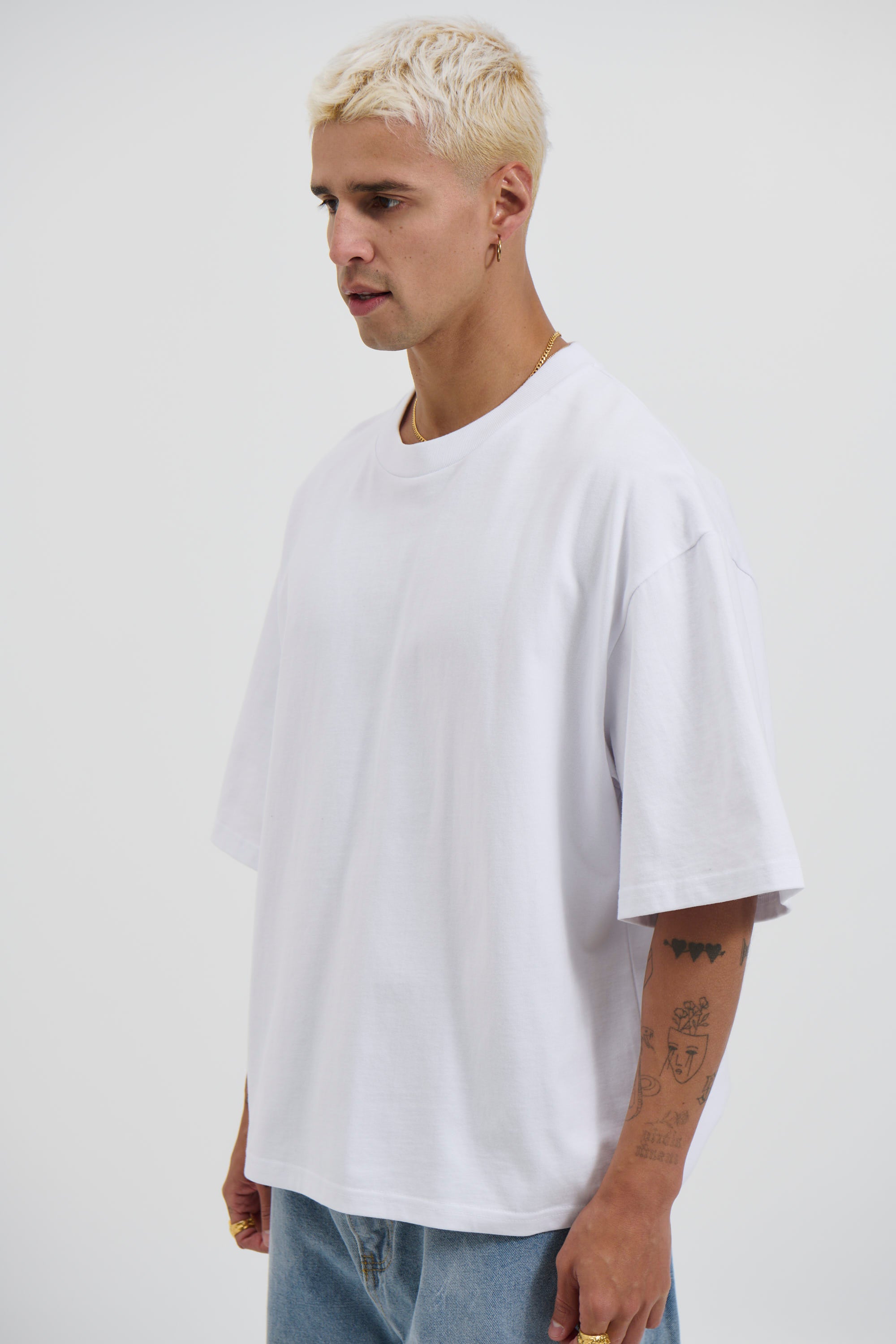 Emmett Box Tee White