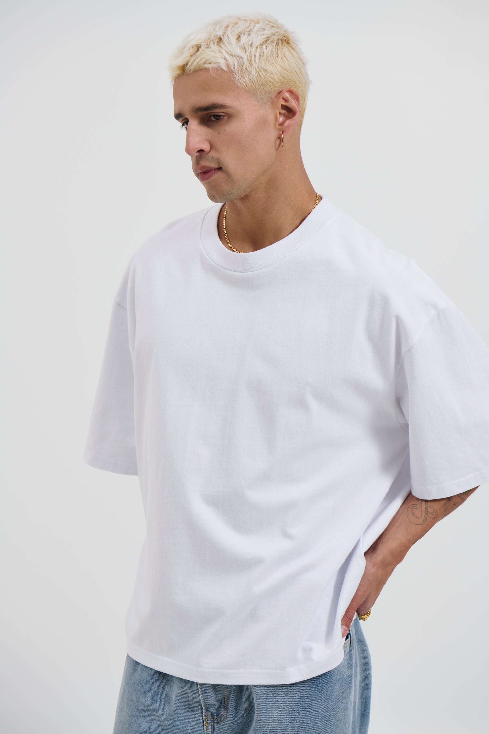 Emmett Box Tee White