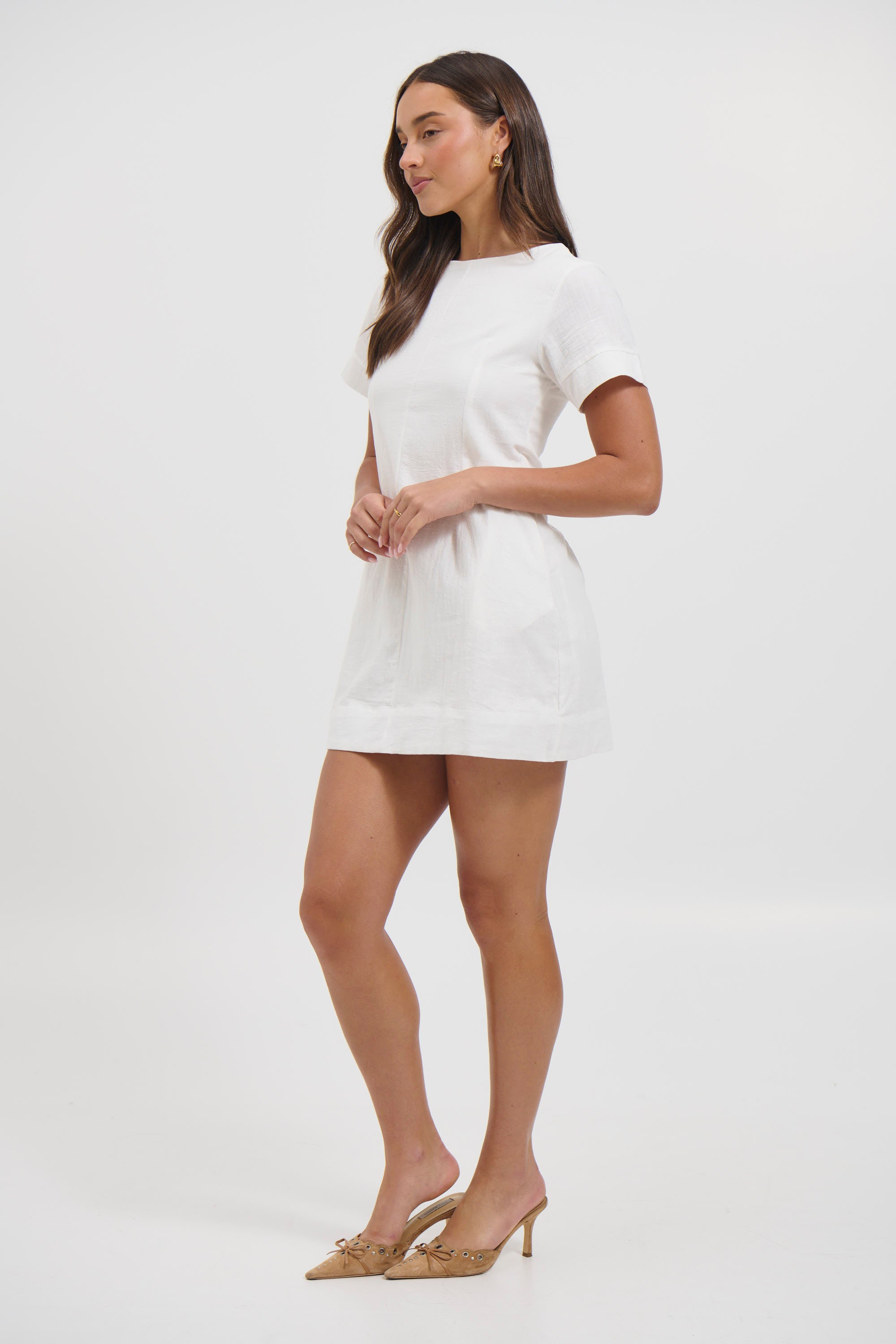 Amy Mini Dress White