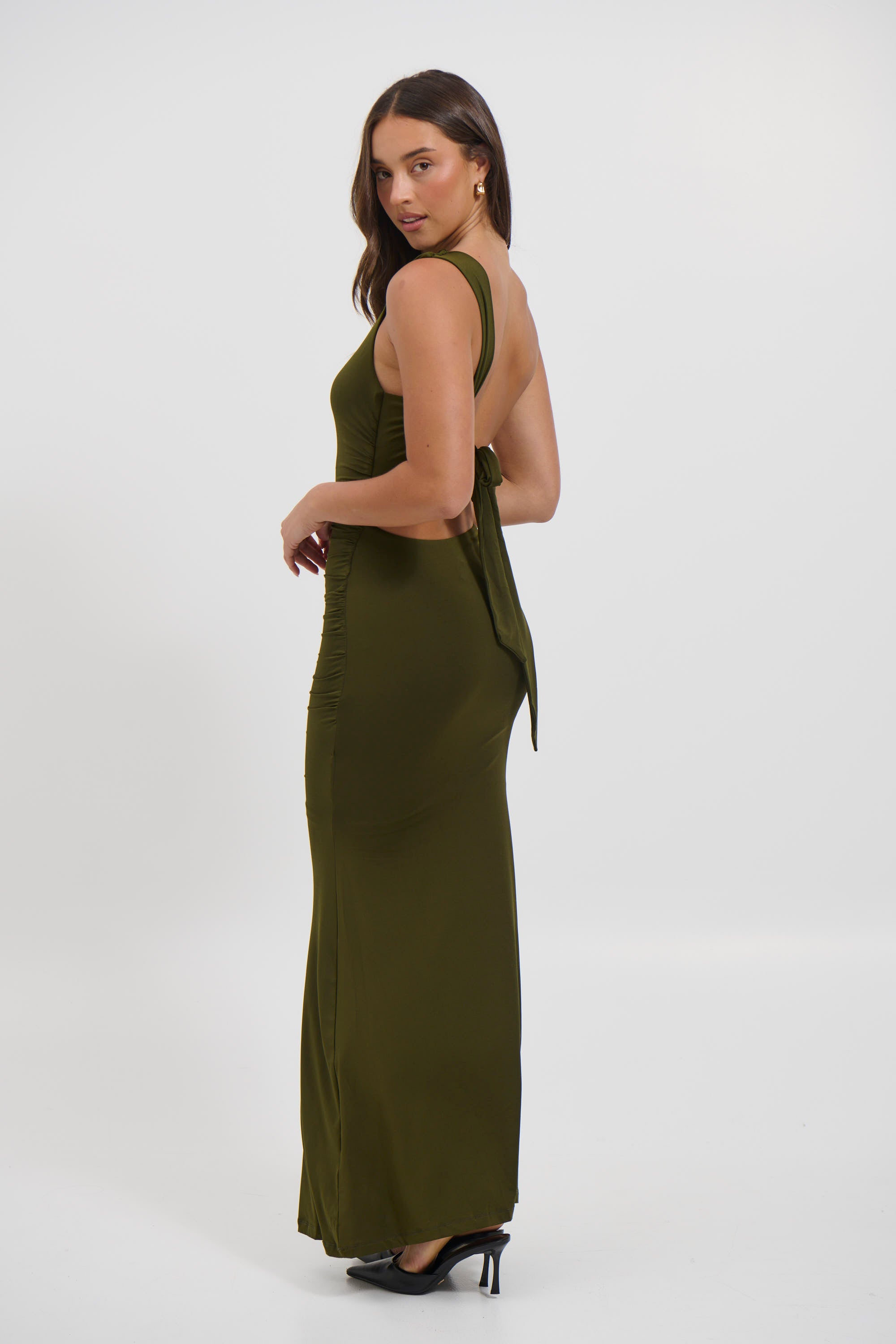 Kristina Maxi Dress Khaki