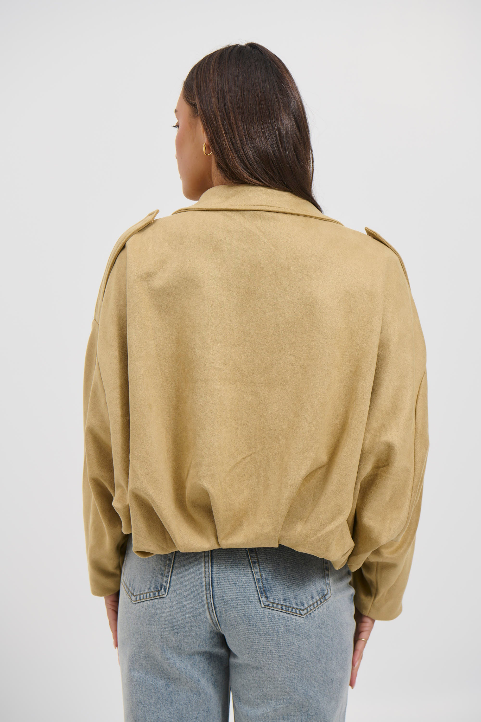 Harmony Suede Jacket Sand
