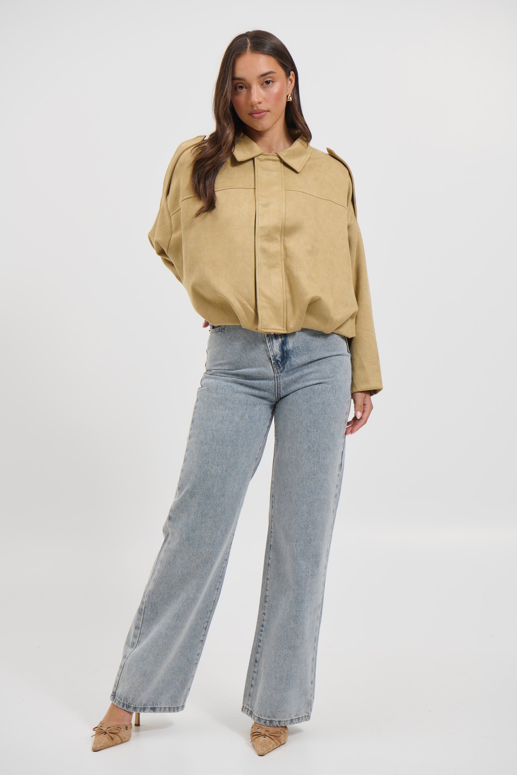 Harmony Suede Jacket Sand
