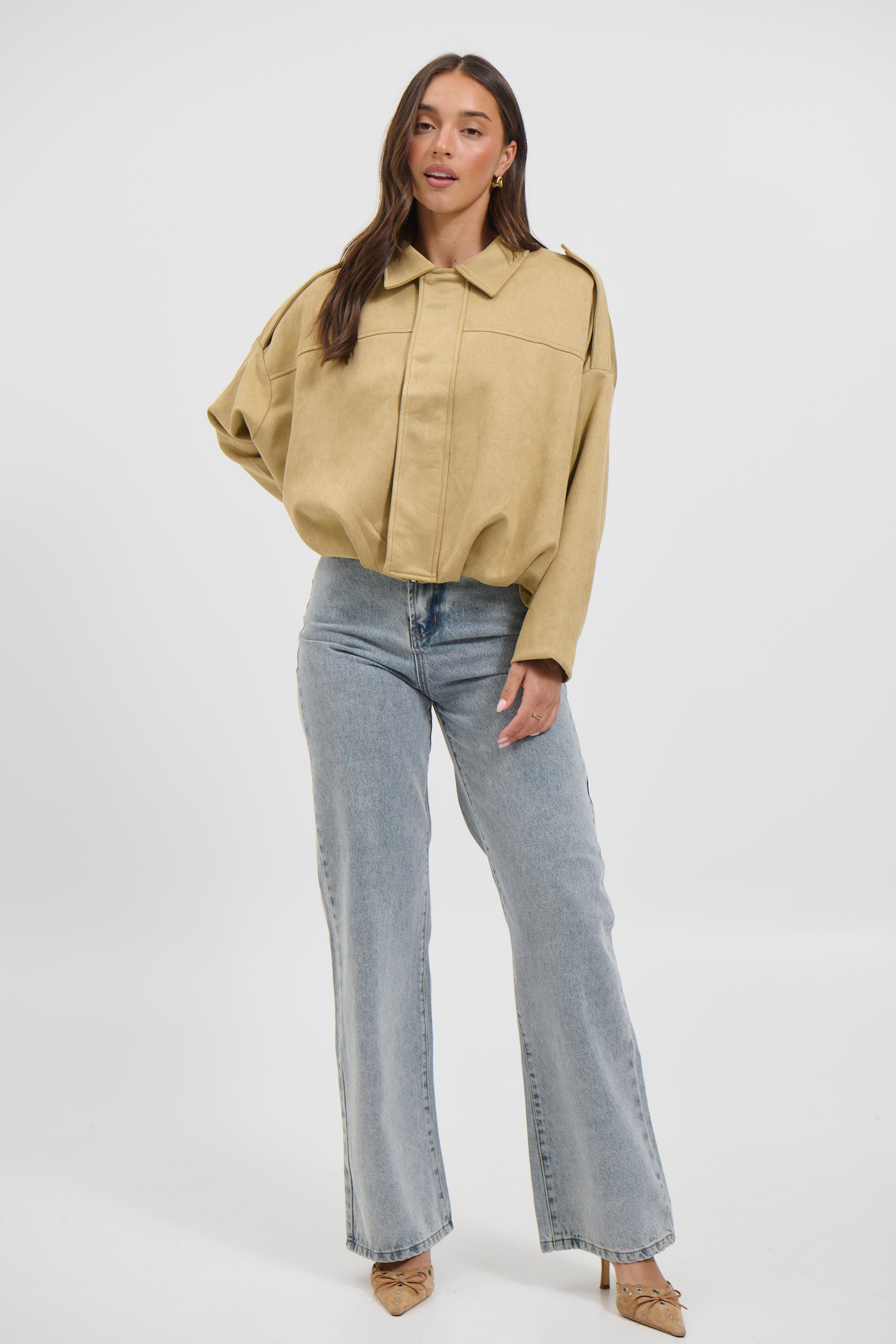 Harmony Suede Jacket Sand
