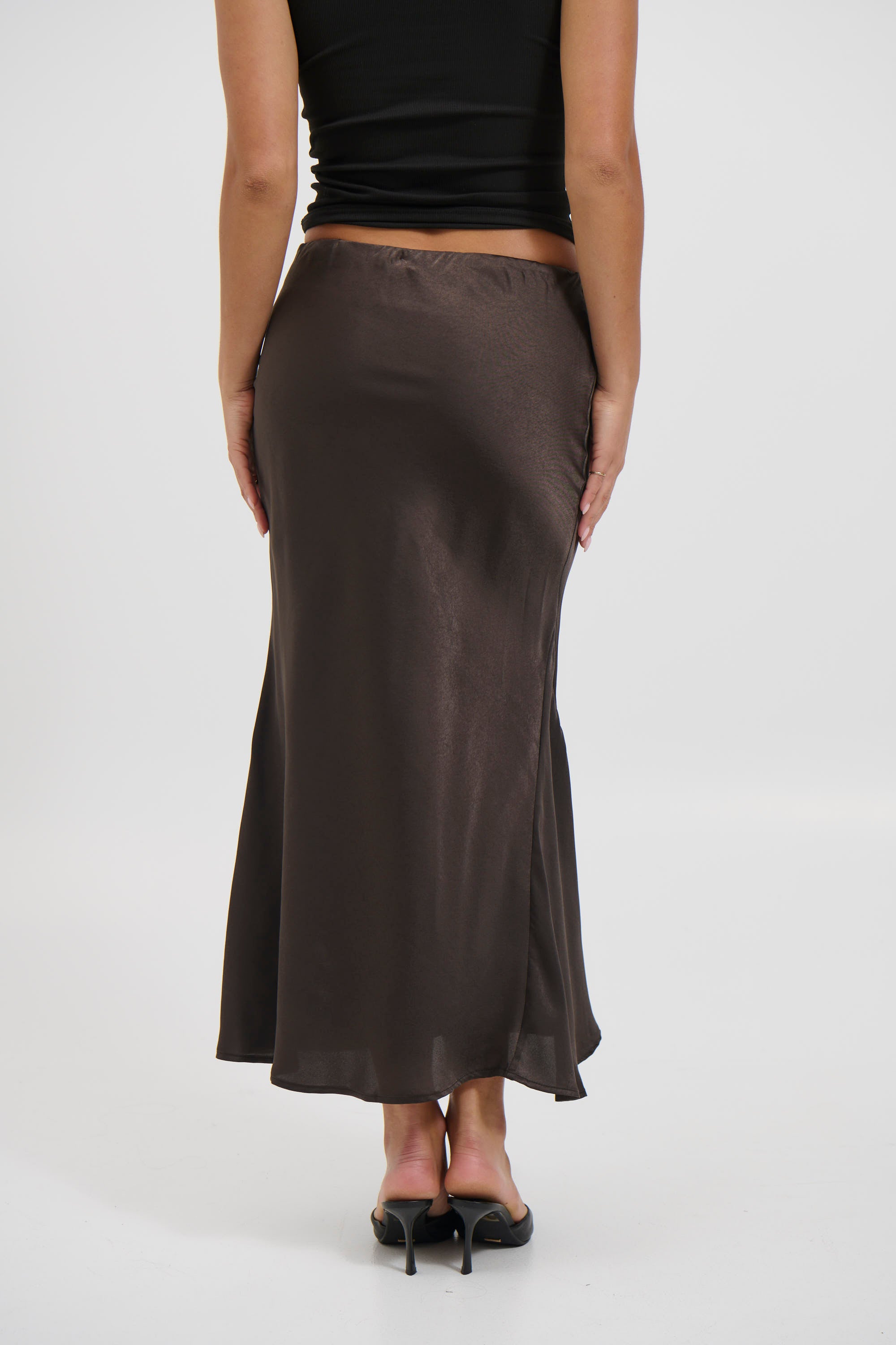 Orlando Midi Skirt Chocolate