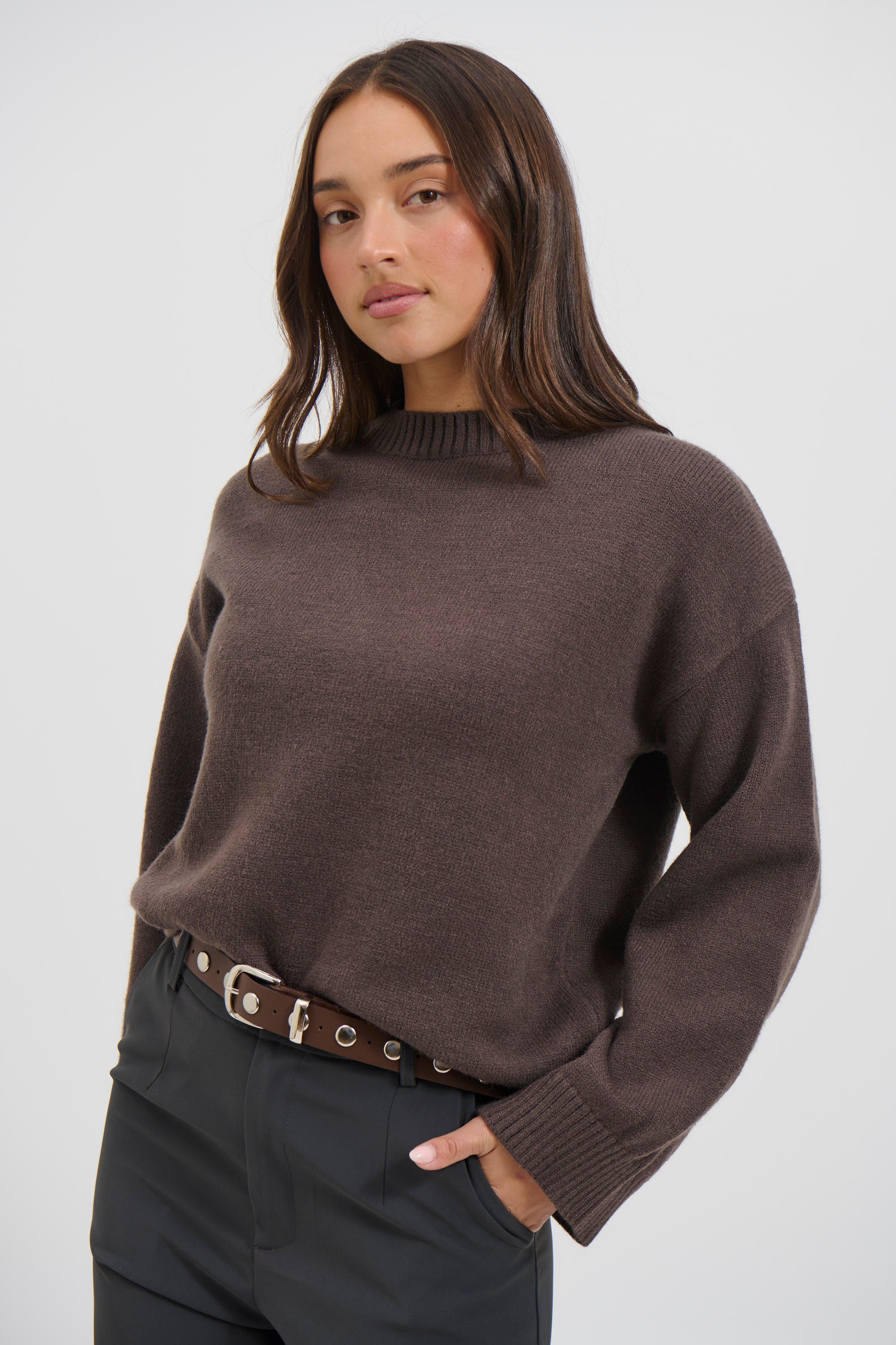 Lisa Knit Chocolate - FINAL SALE