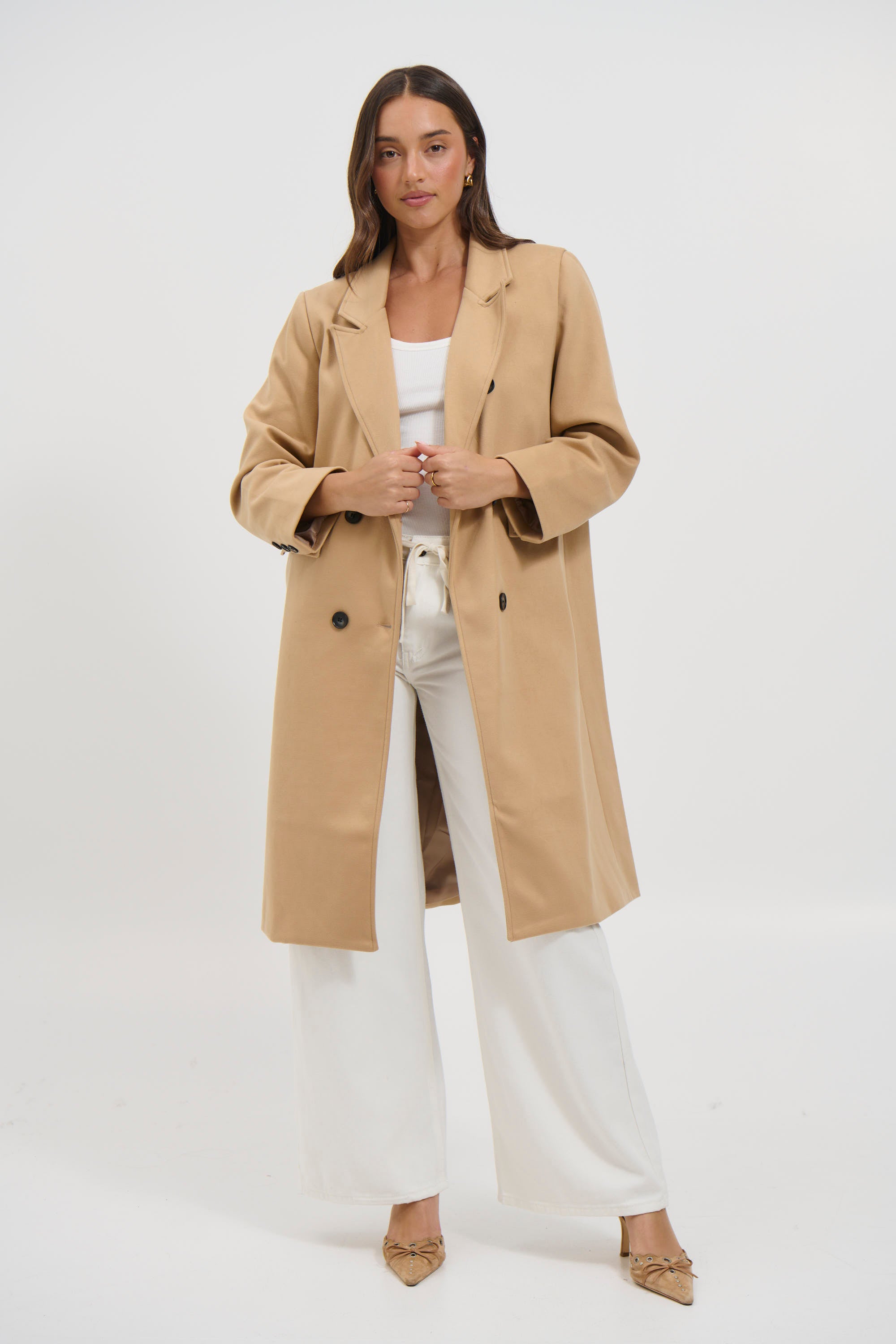 Valencia Coat Tan