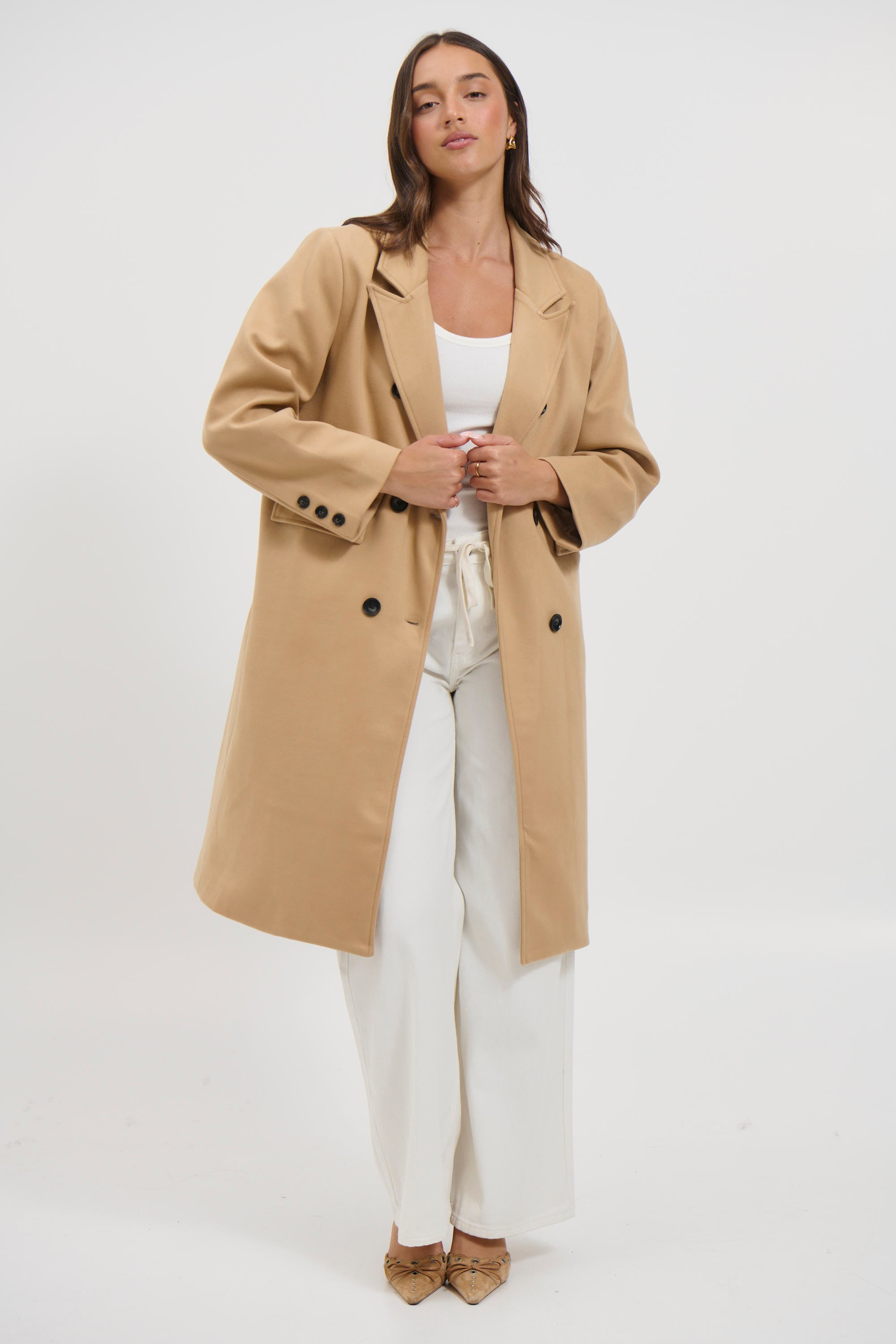 Valencia Coat Tan