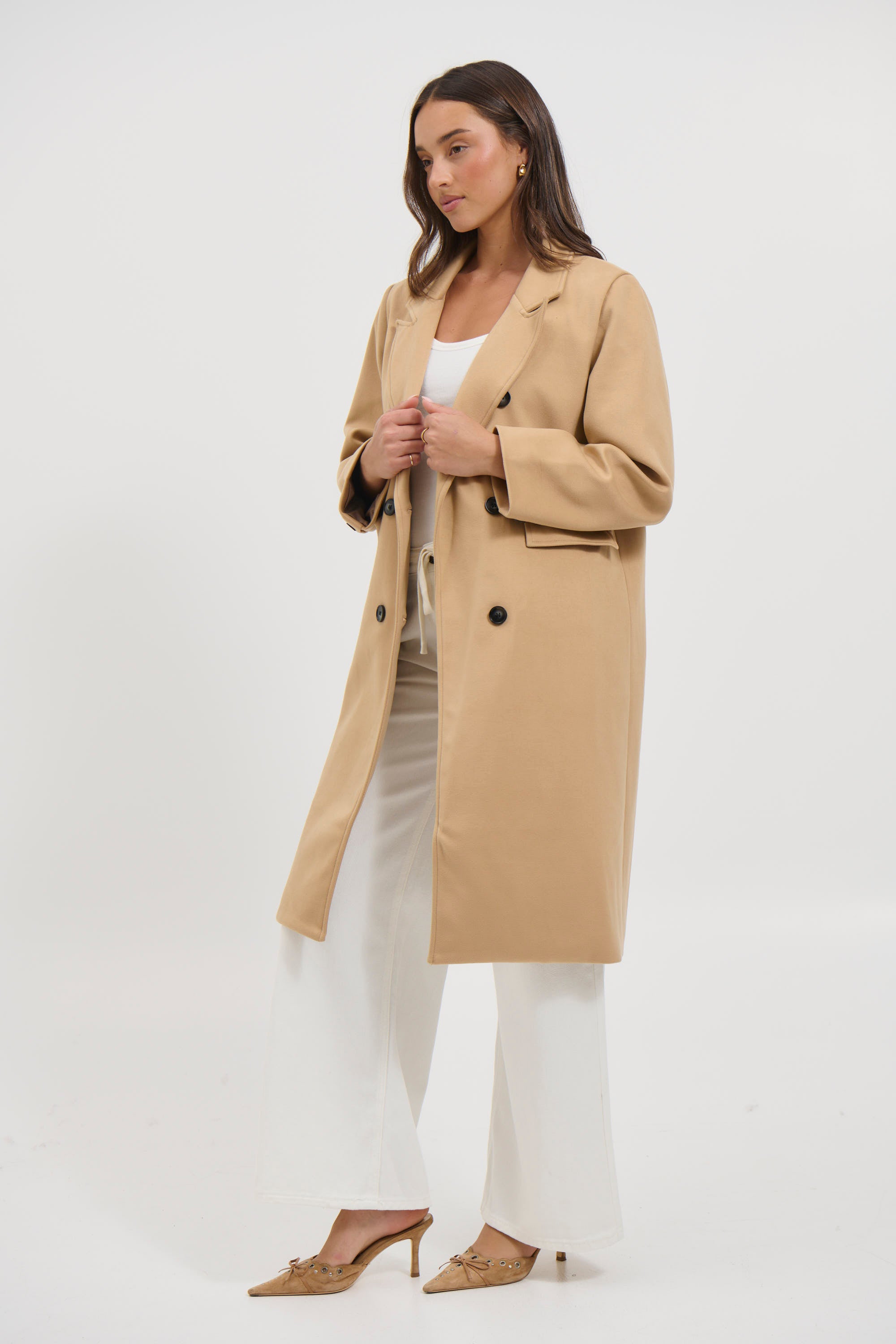 Valencia Coat Tan