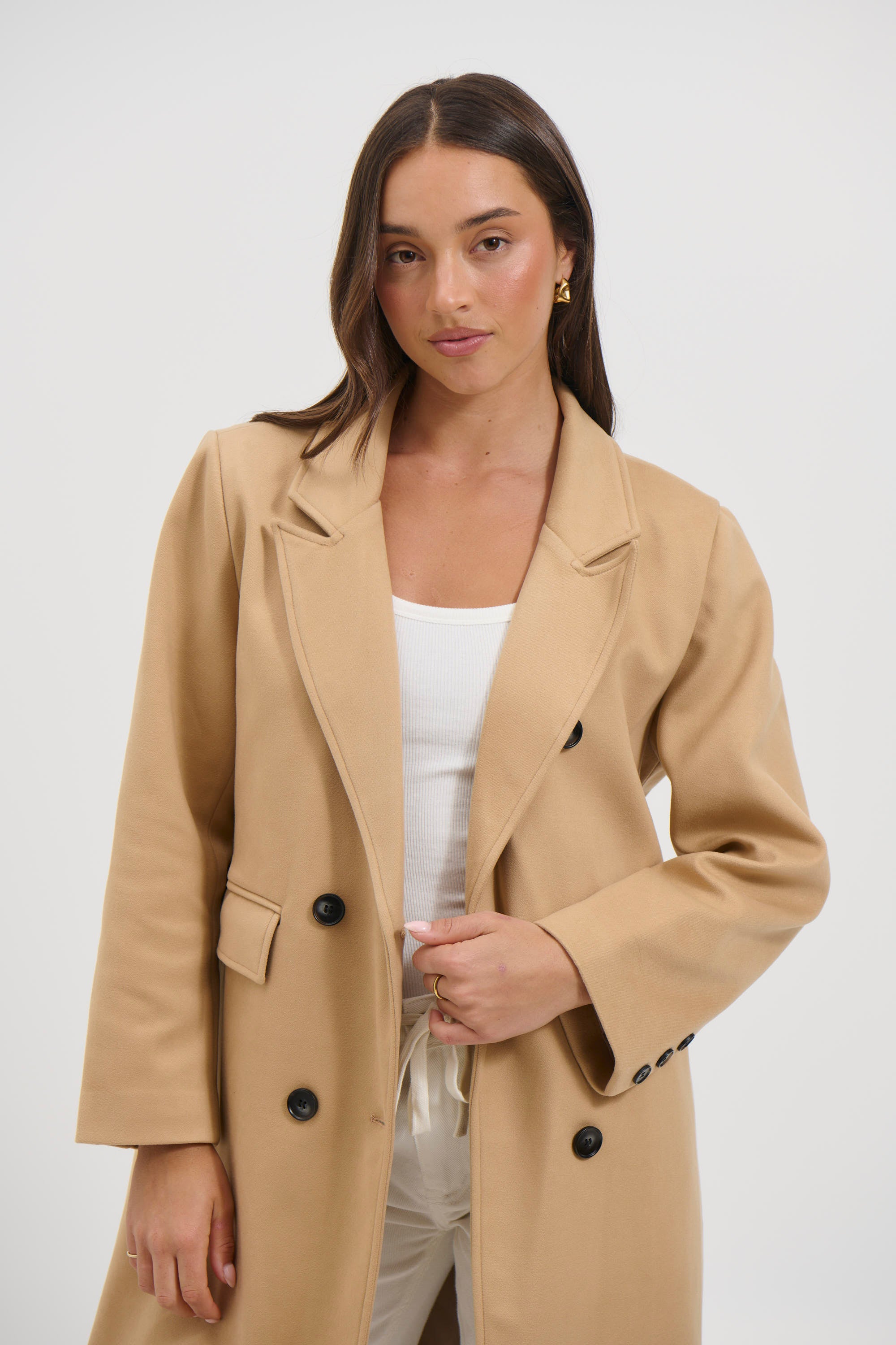 Valencia Coat Tan