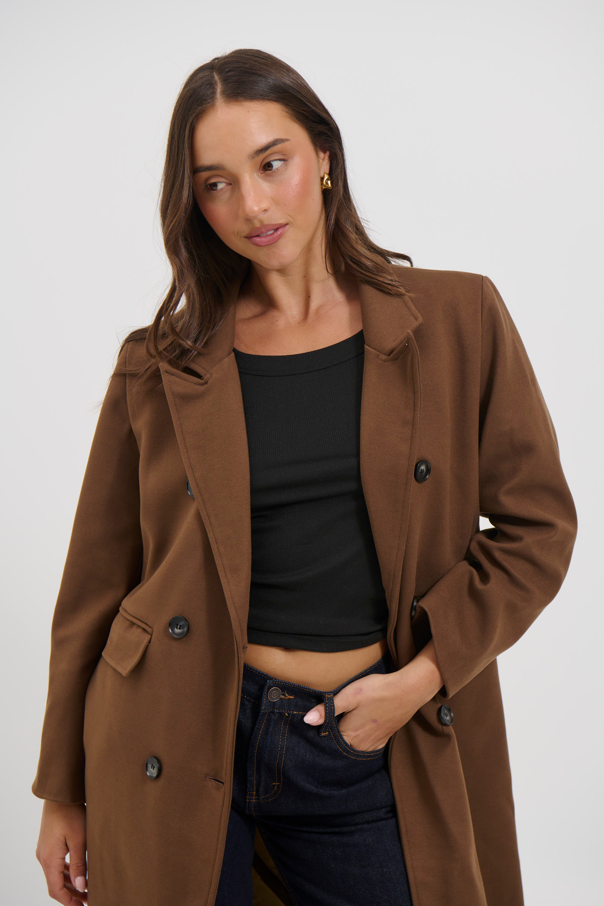 Valencia Coat Chocolate