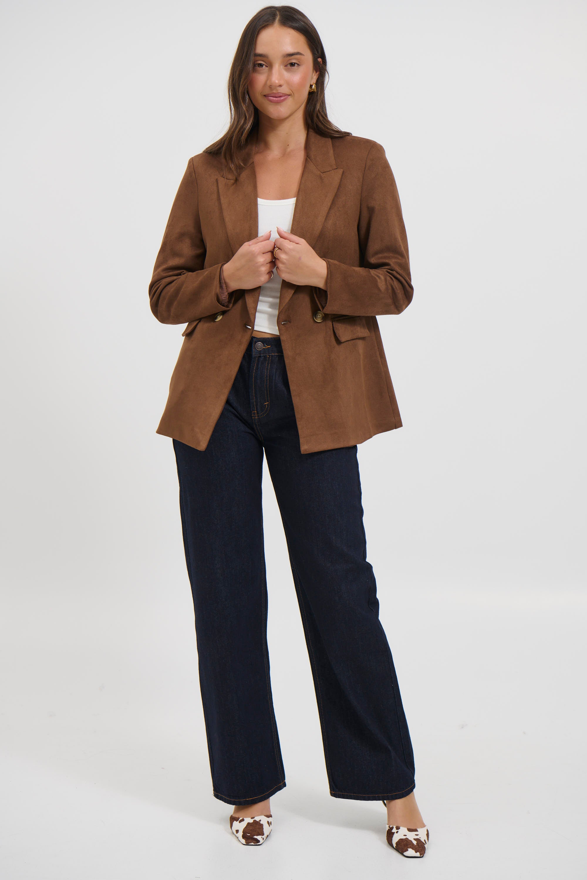 Shanti Blazer Chocolate
