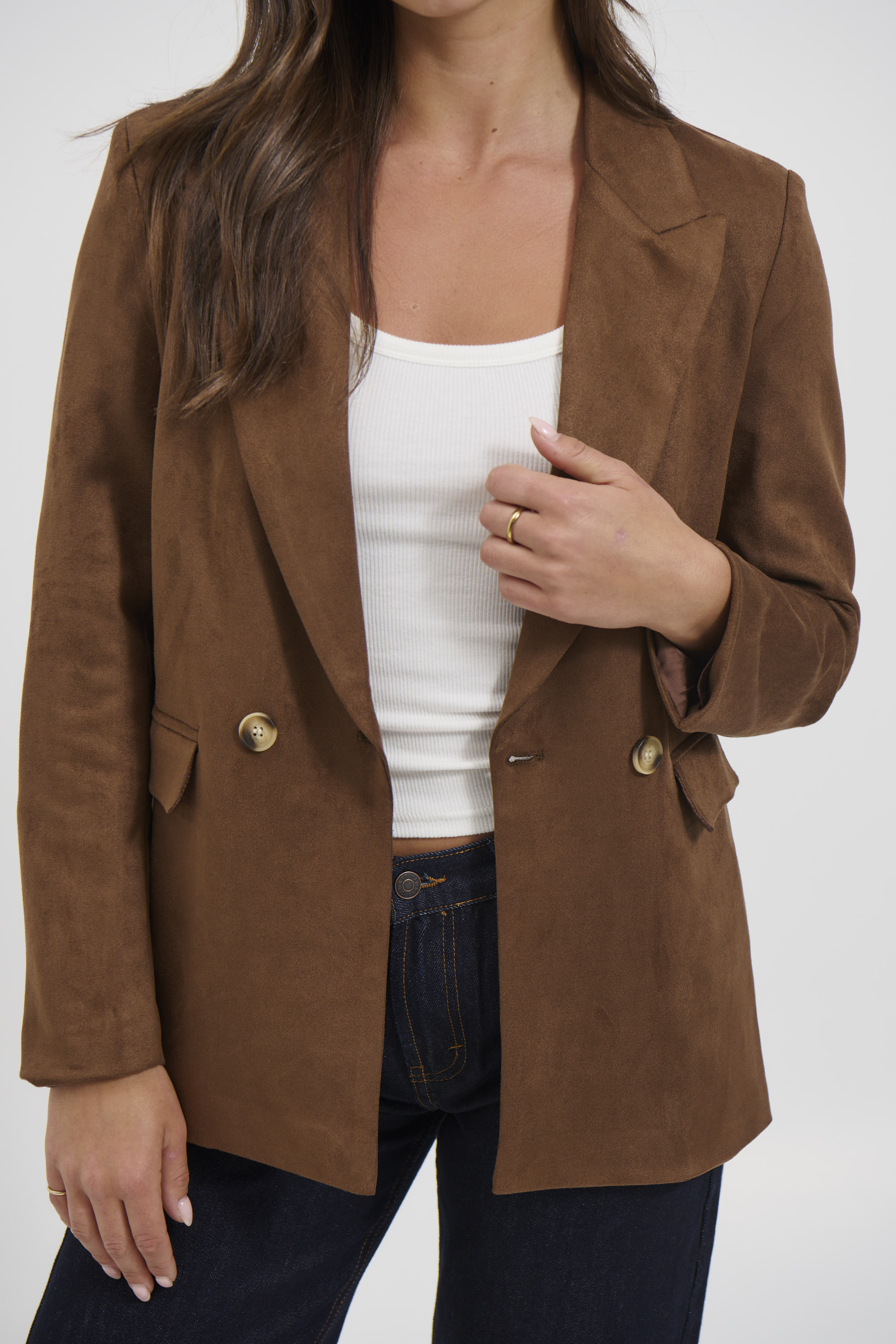 Shanti Blazer Chocolate