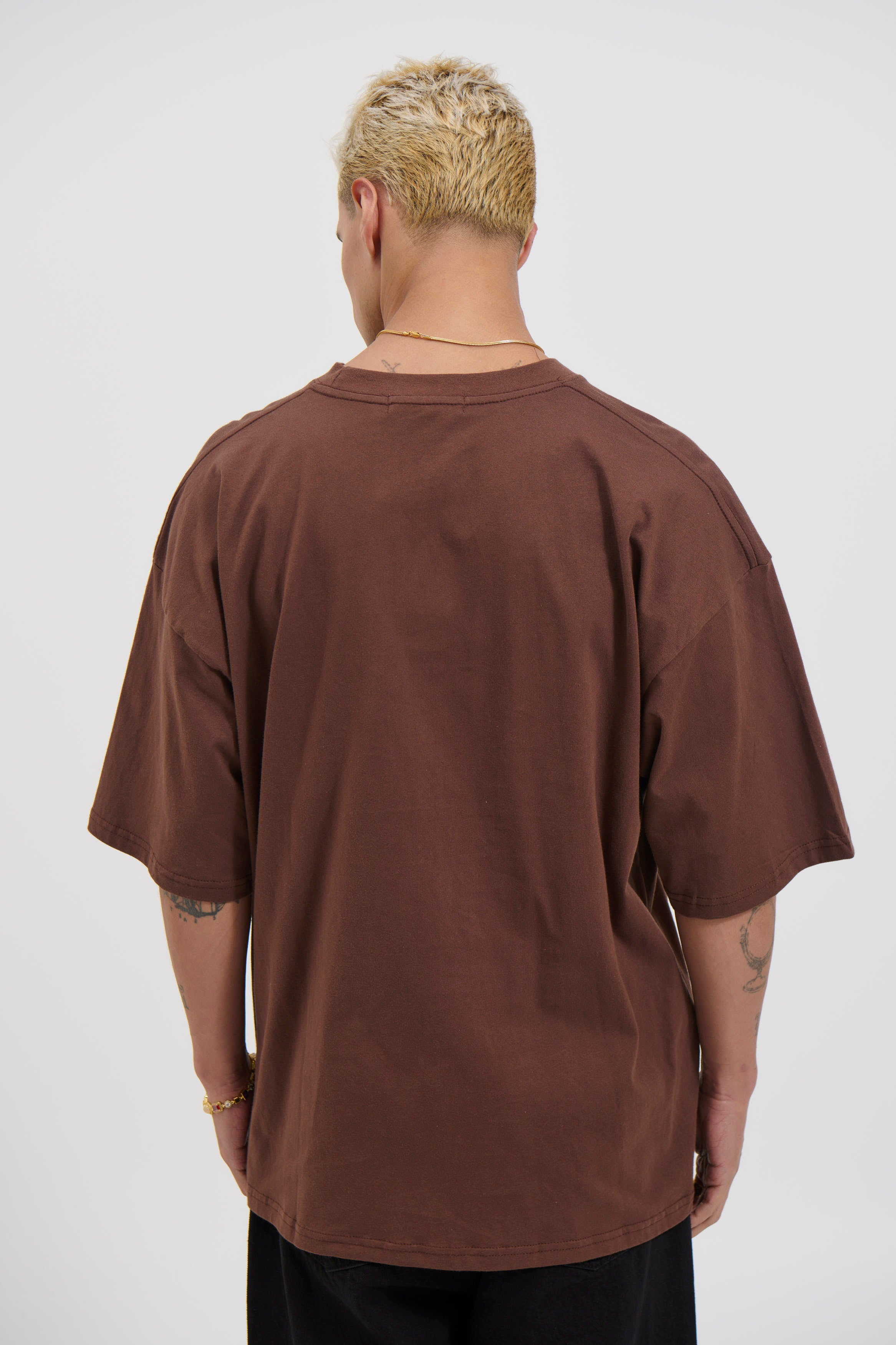 Midweight Signature Tee Dark Brown