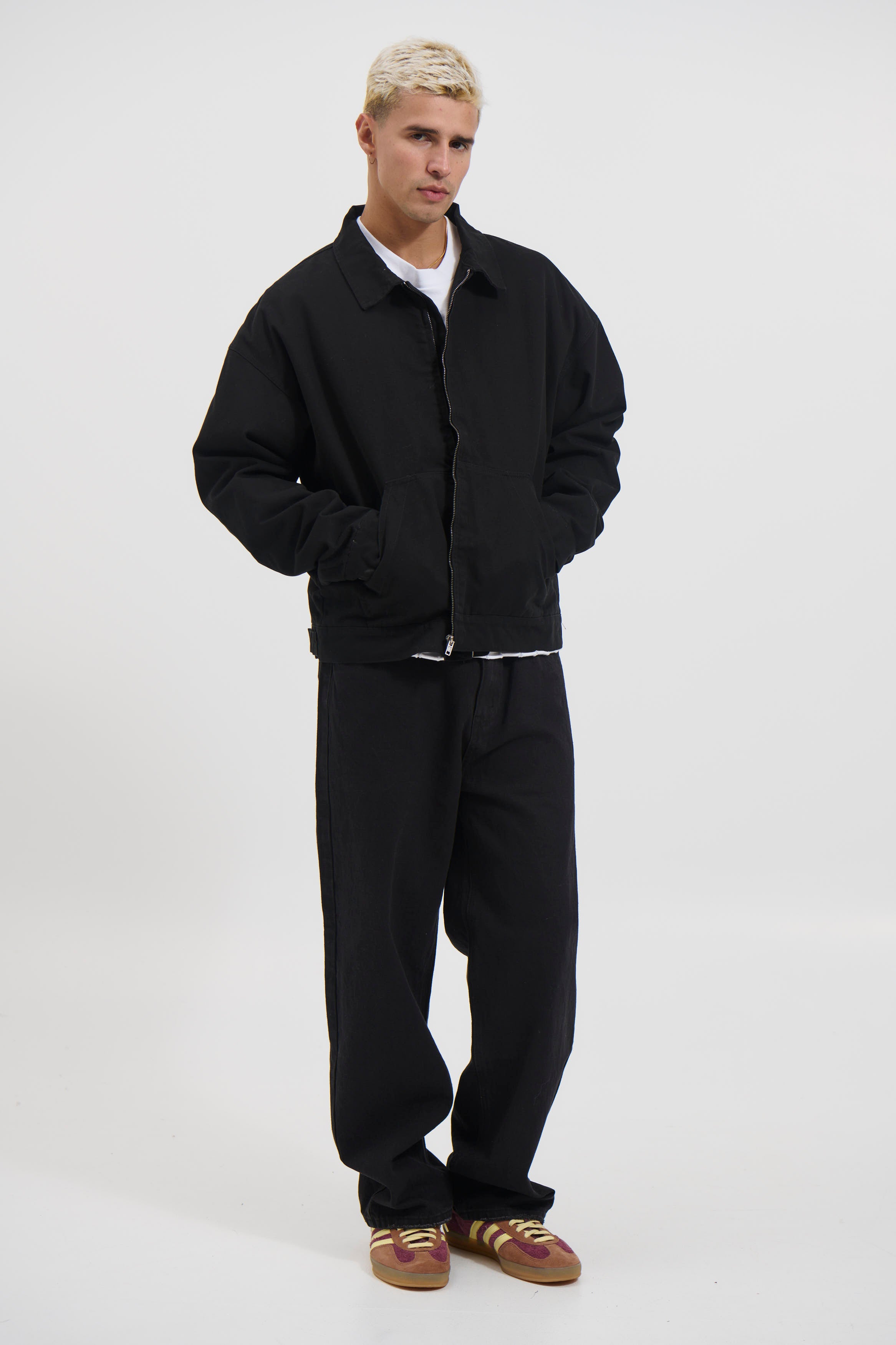 Collar Lined Jacket Black