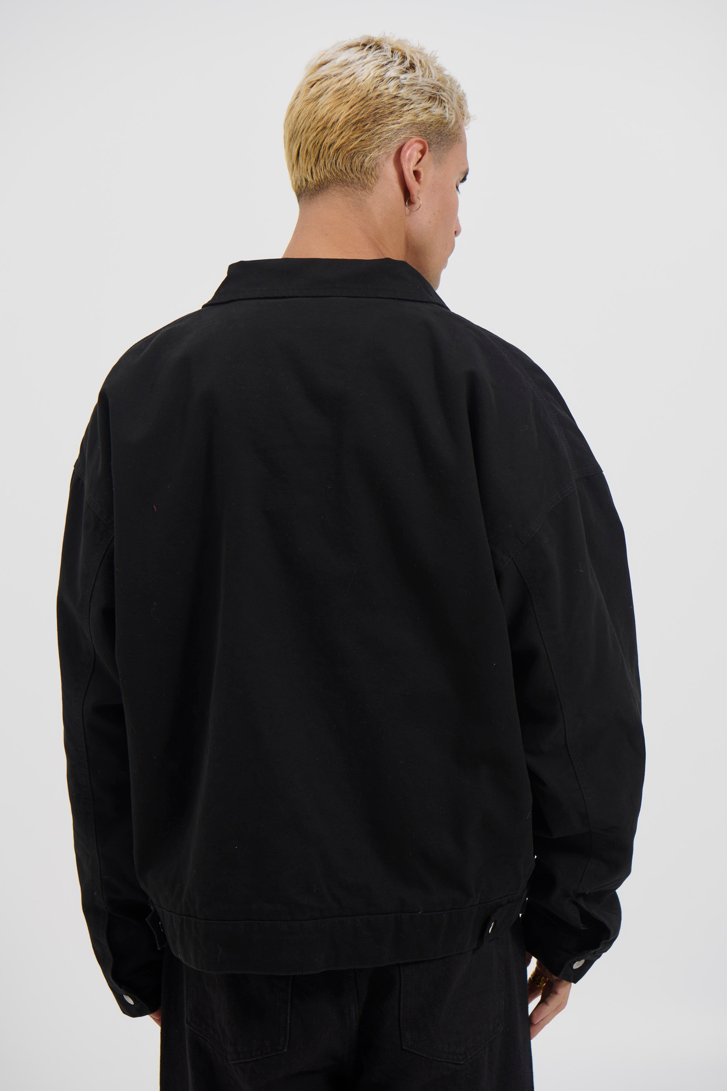 Collar Lined Jacket Black