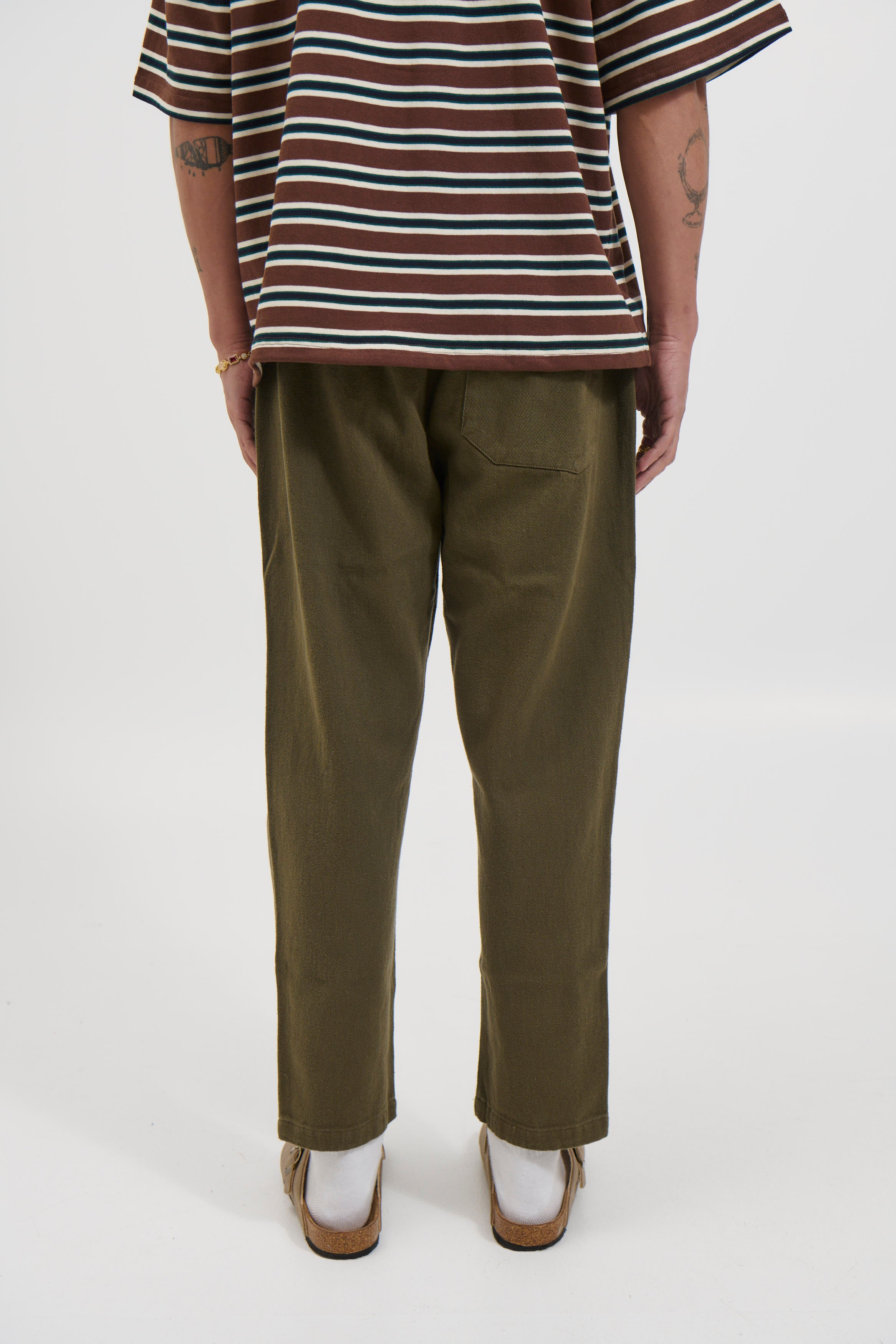 Drill Jogger Pant Olive