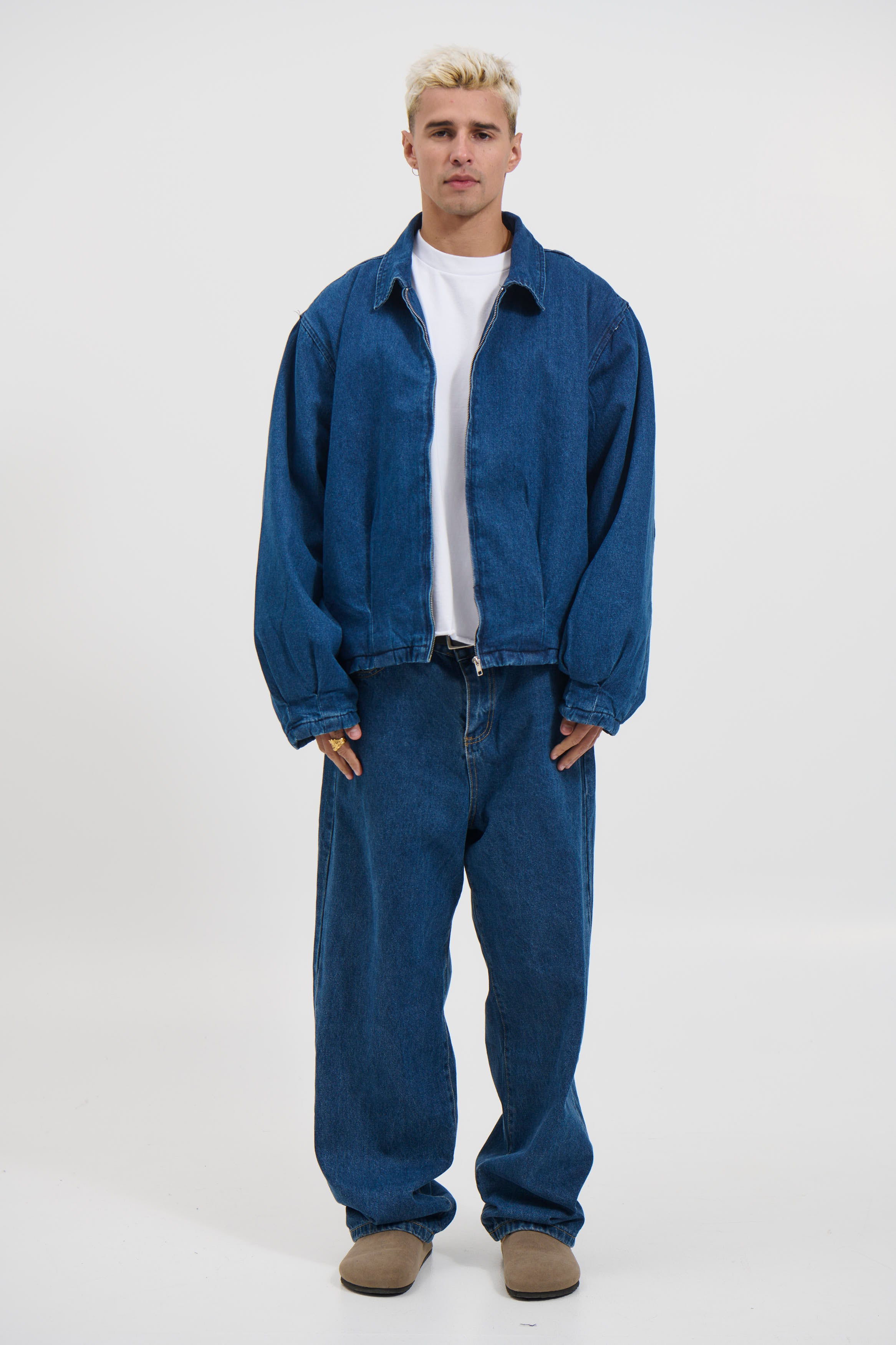 Denim Drop Shoulder Indigo