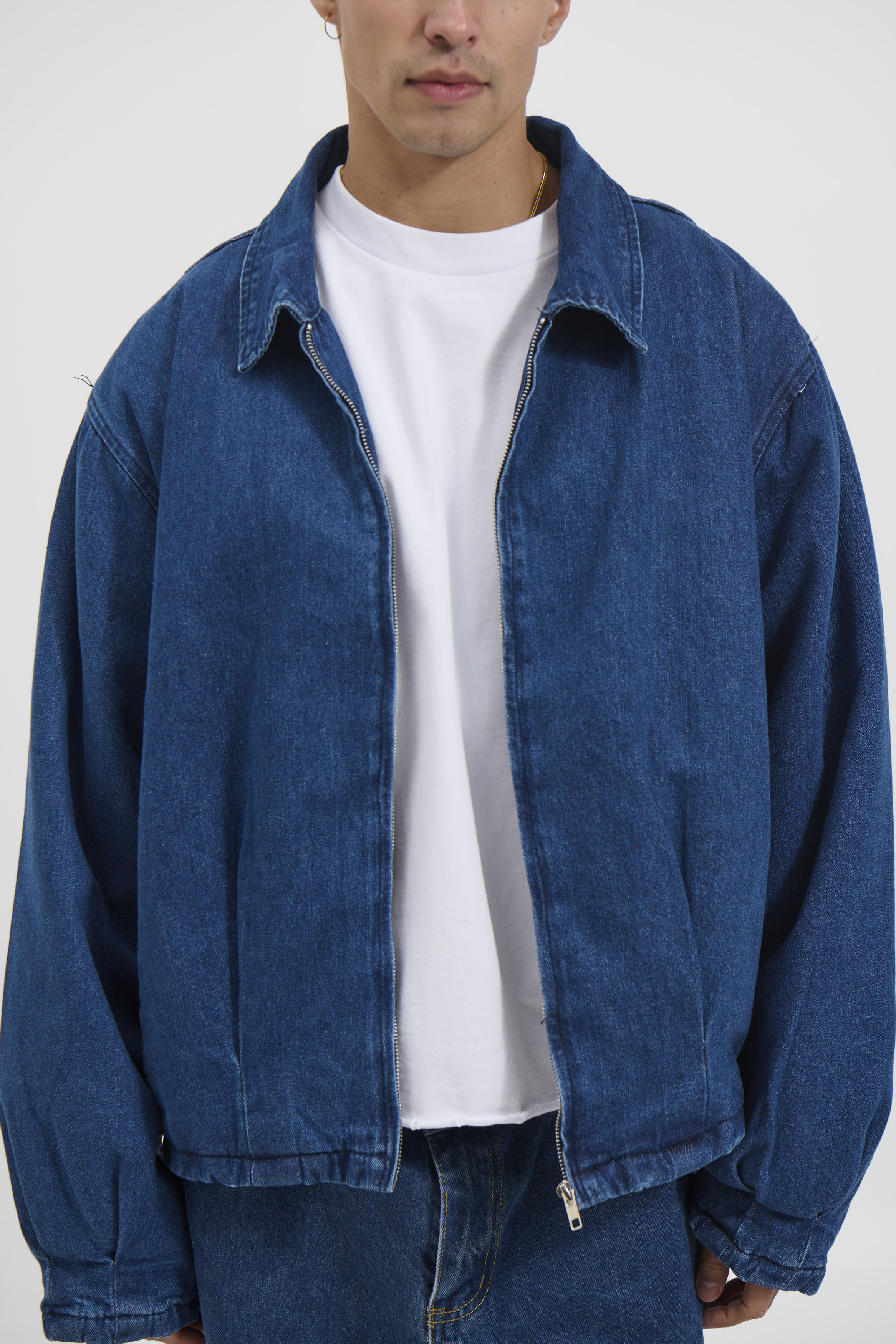 Denim Drop Shoulder Indigo
