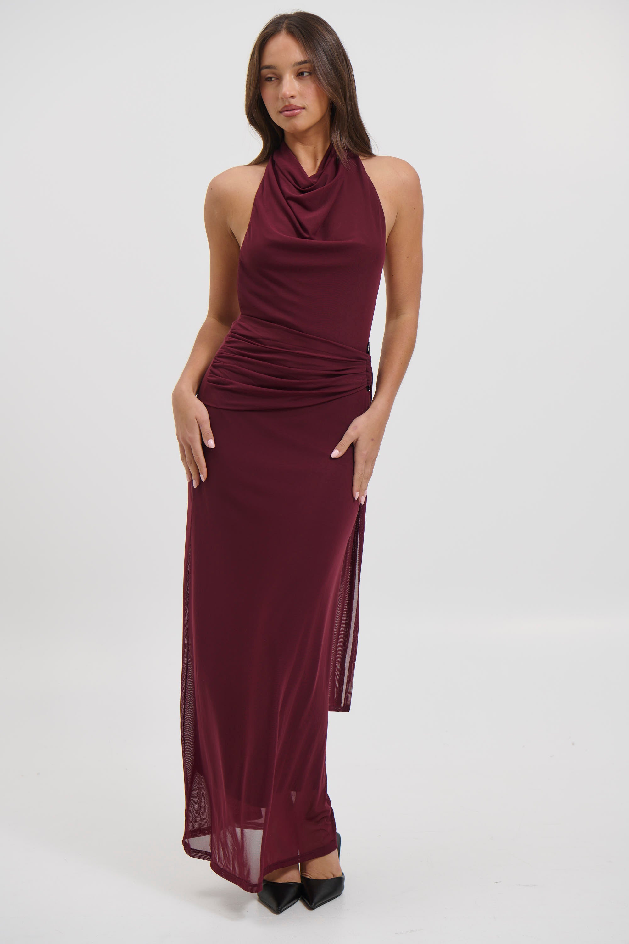 Cristina Maxi Dress Wine