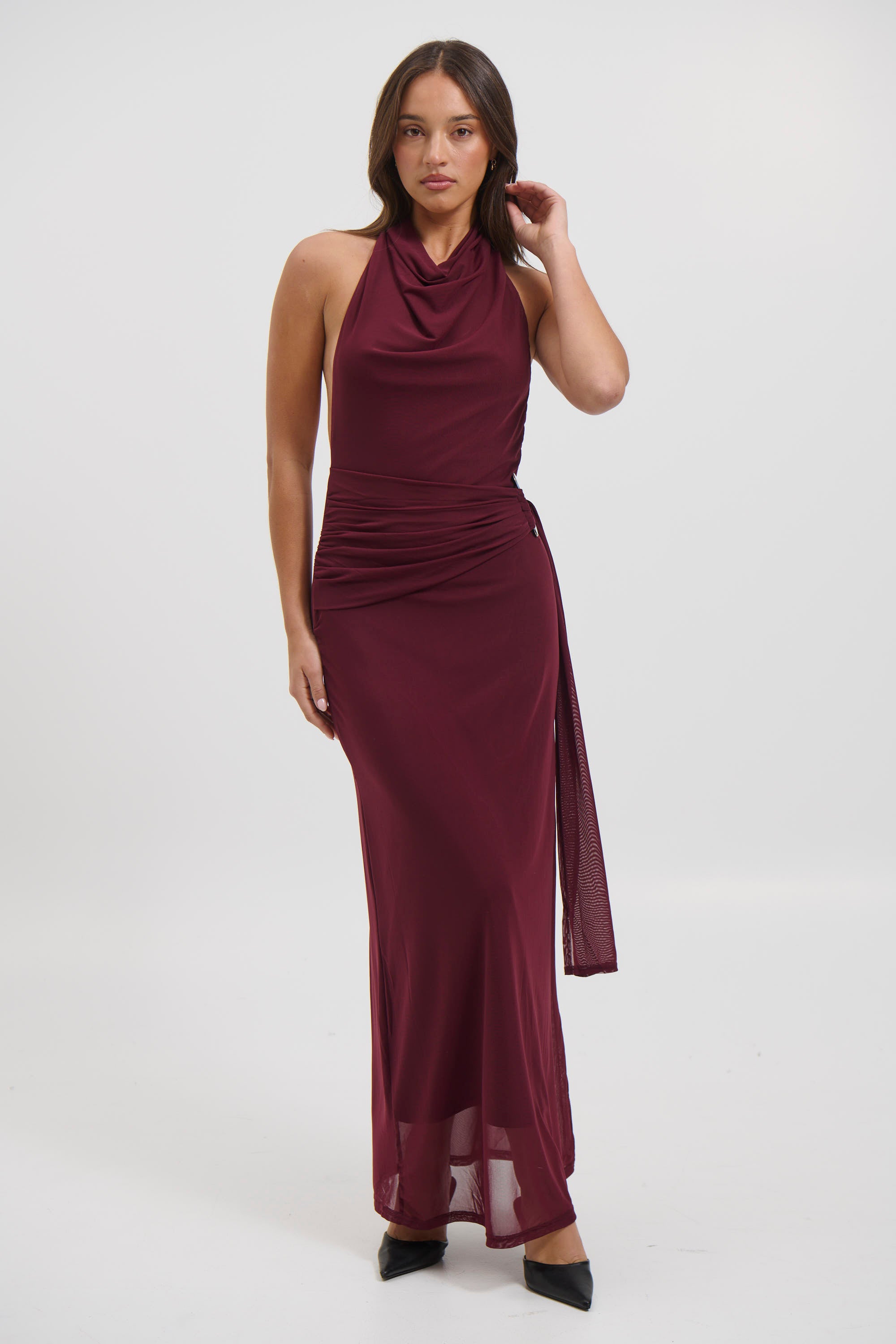 Cristina Maxi Dress Wine