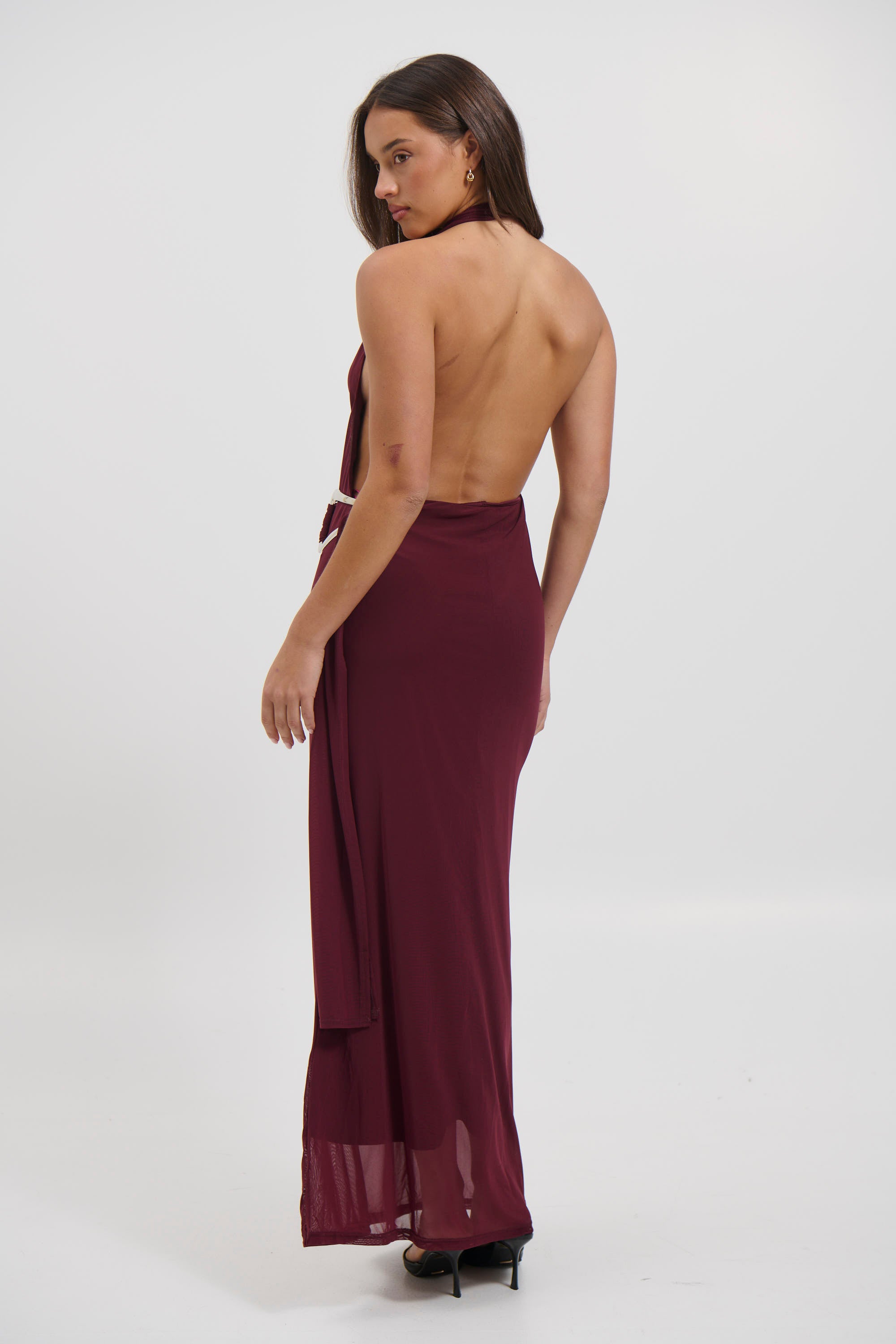 Cristina Maxi Dress Wine