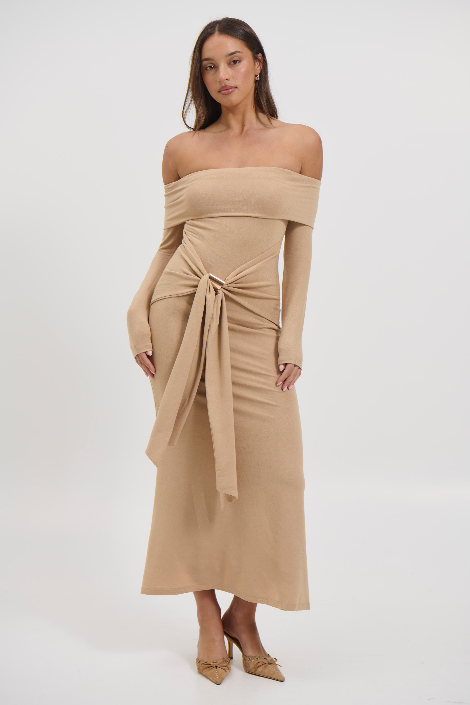 Waiora Maxi Dress Sand